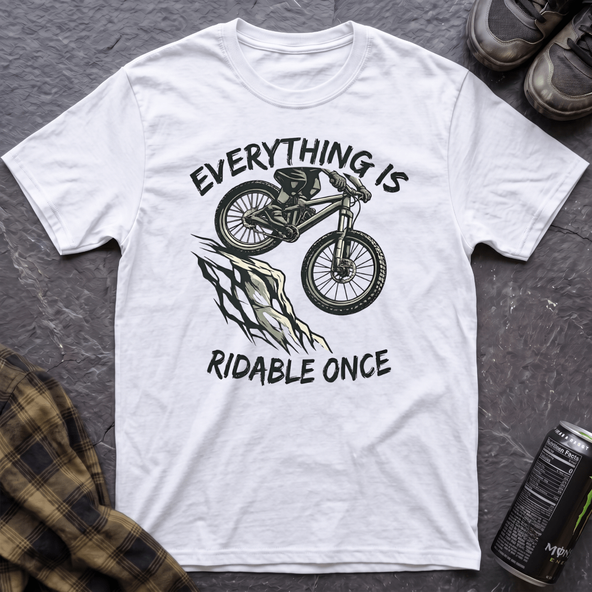 Everything Is Ridable Once T-Shirt - AspenCrestOutdoors