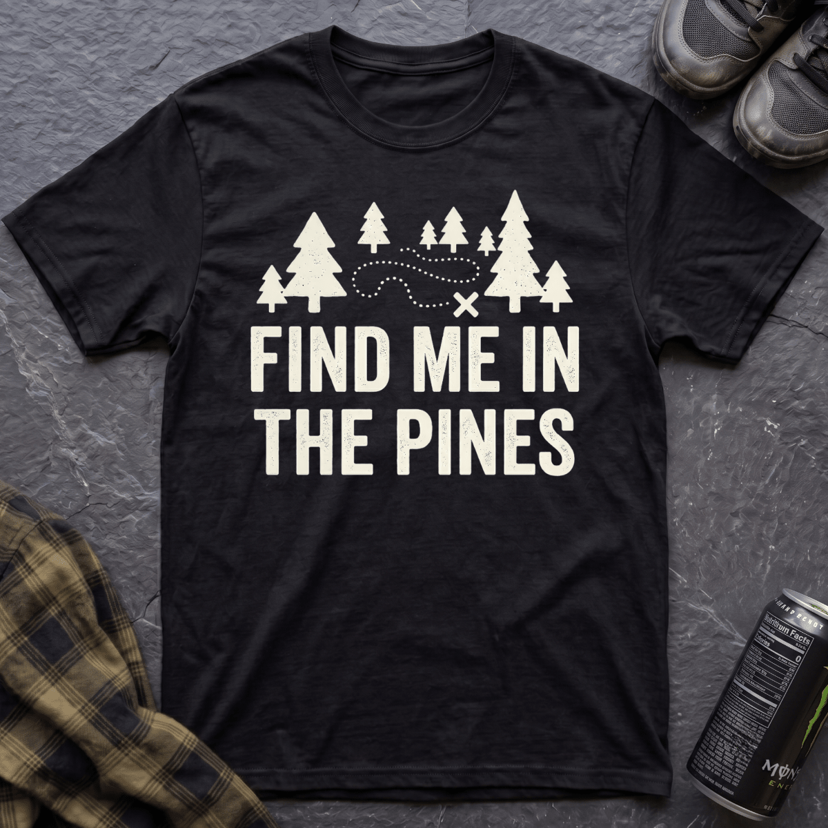 Find Me In The Pines T-Shirt - AspenCrestOutdoors