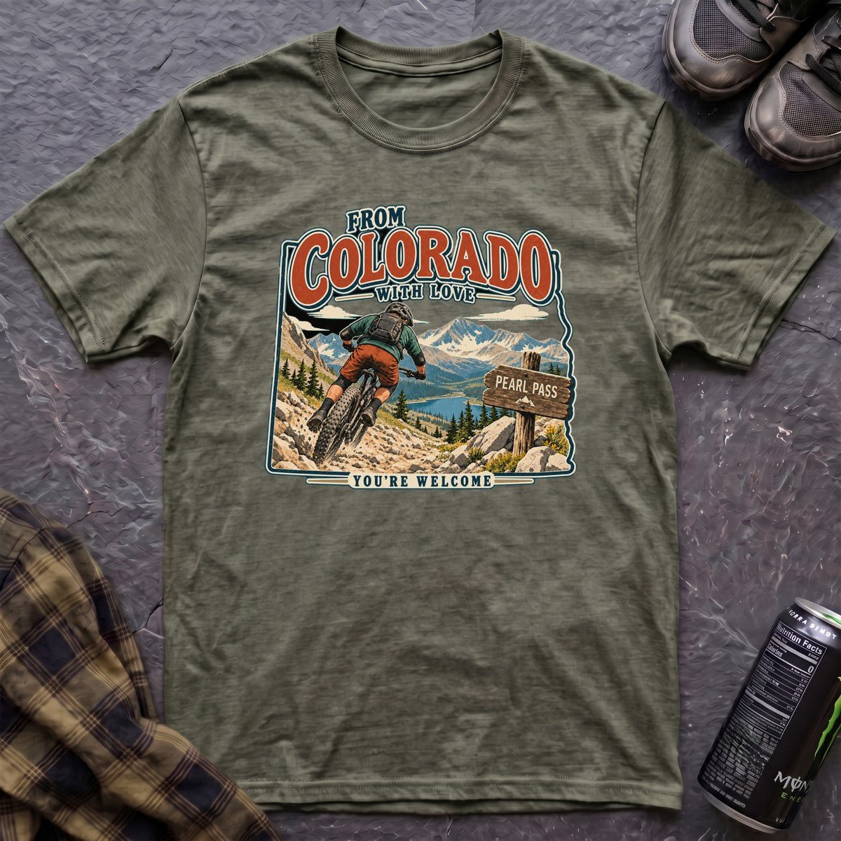 From Colorado With Love T-Shirt - AspenCrestOutdoors