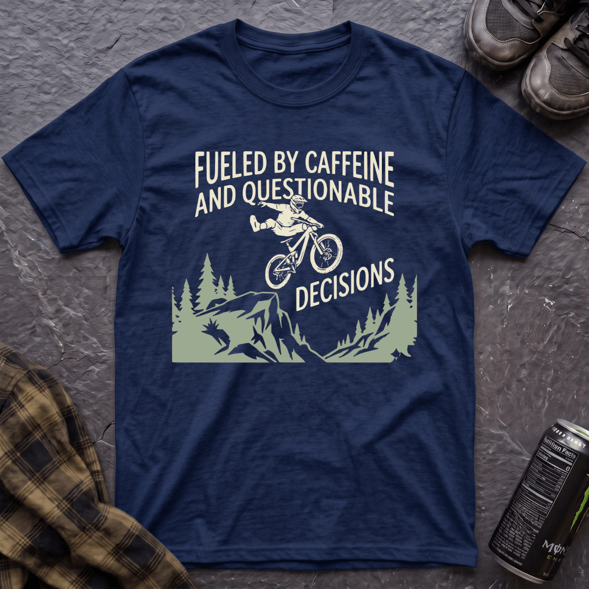 Fueled By Caffeine T-Shirt - AspenCrestOutdoors