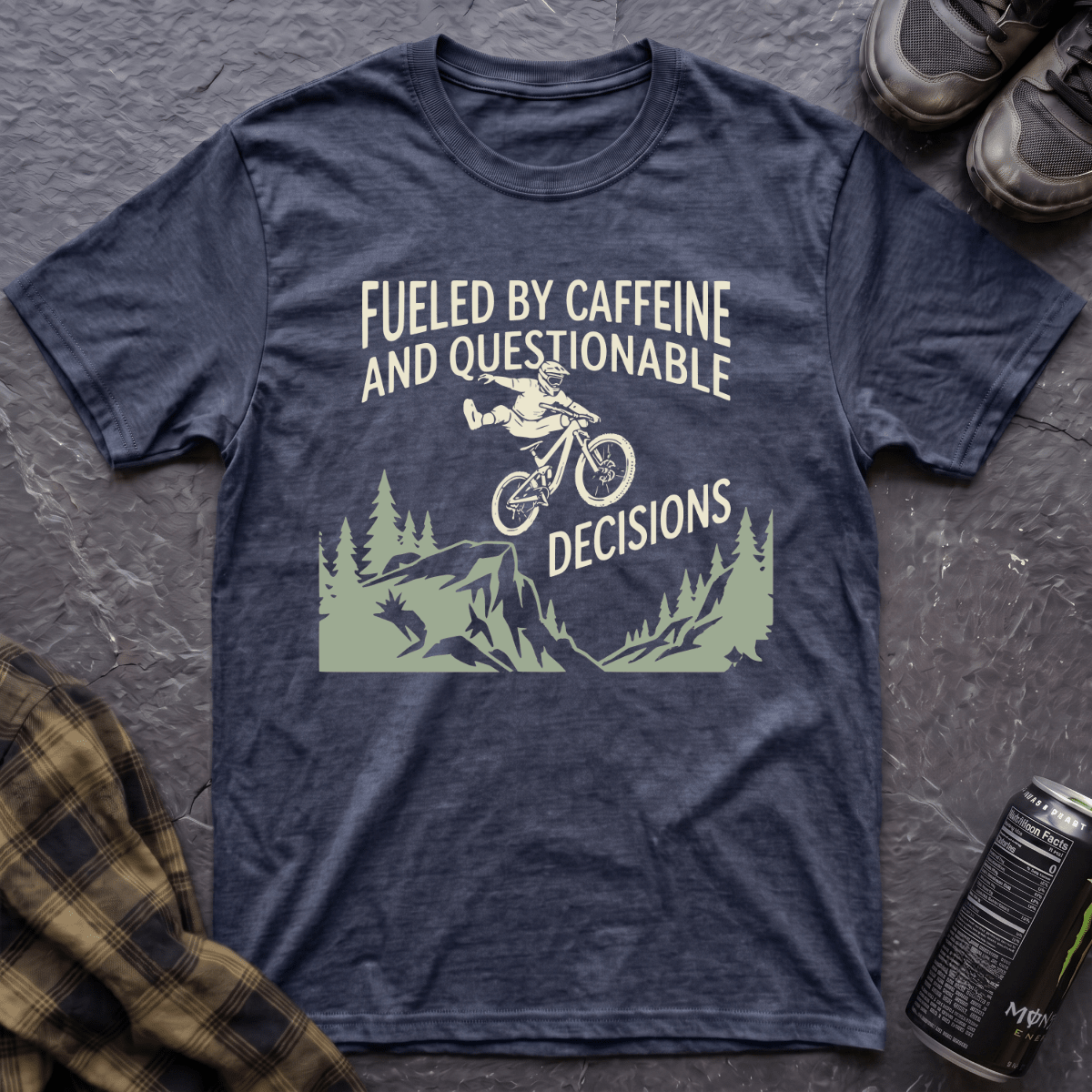Fueled By Caffeine T-Shirt - AspenCrestOutdoors