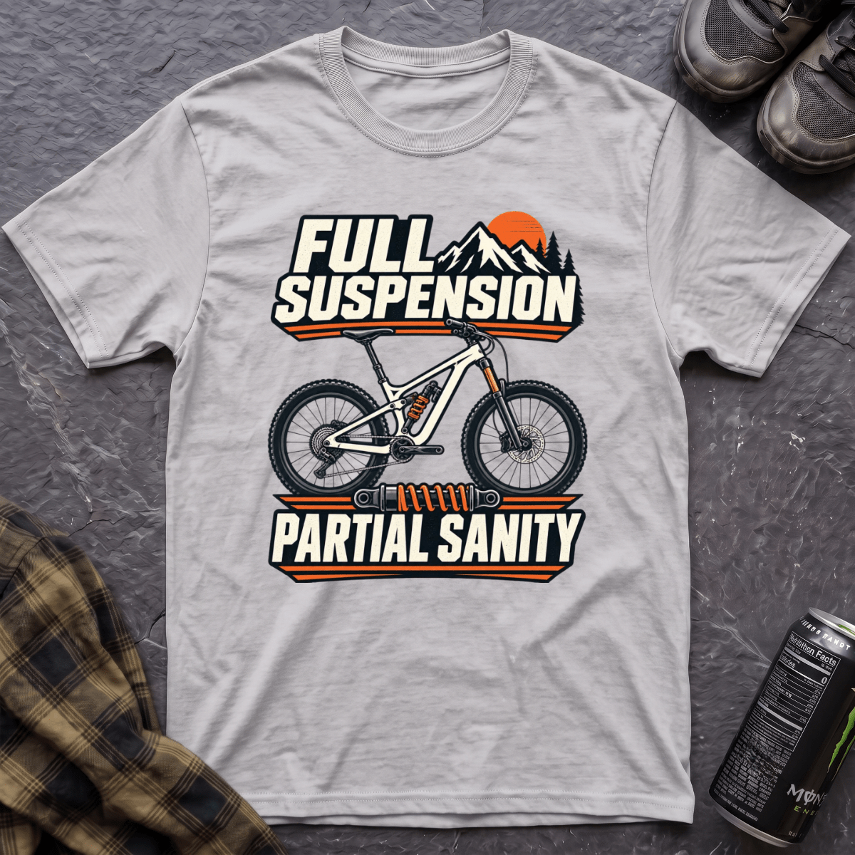 Full Suspension Partial Sanity T-Shirt - AspenCrestOutdoors