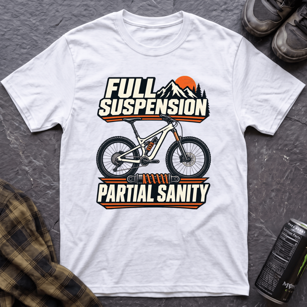 Full Suspension Partial Sanity T-Shirt - AspenCrestOutdoors