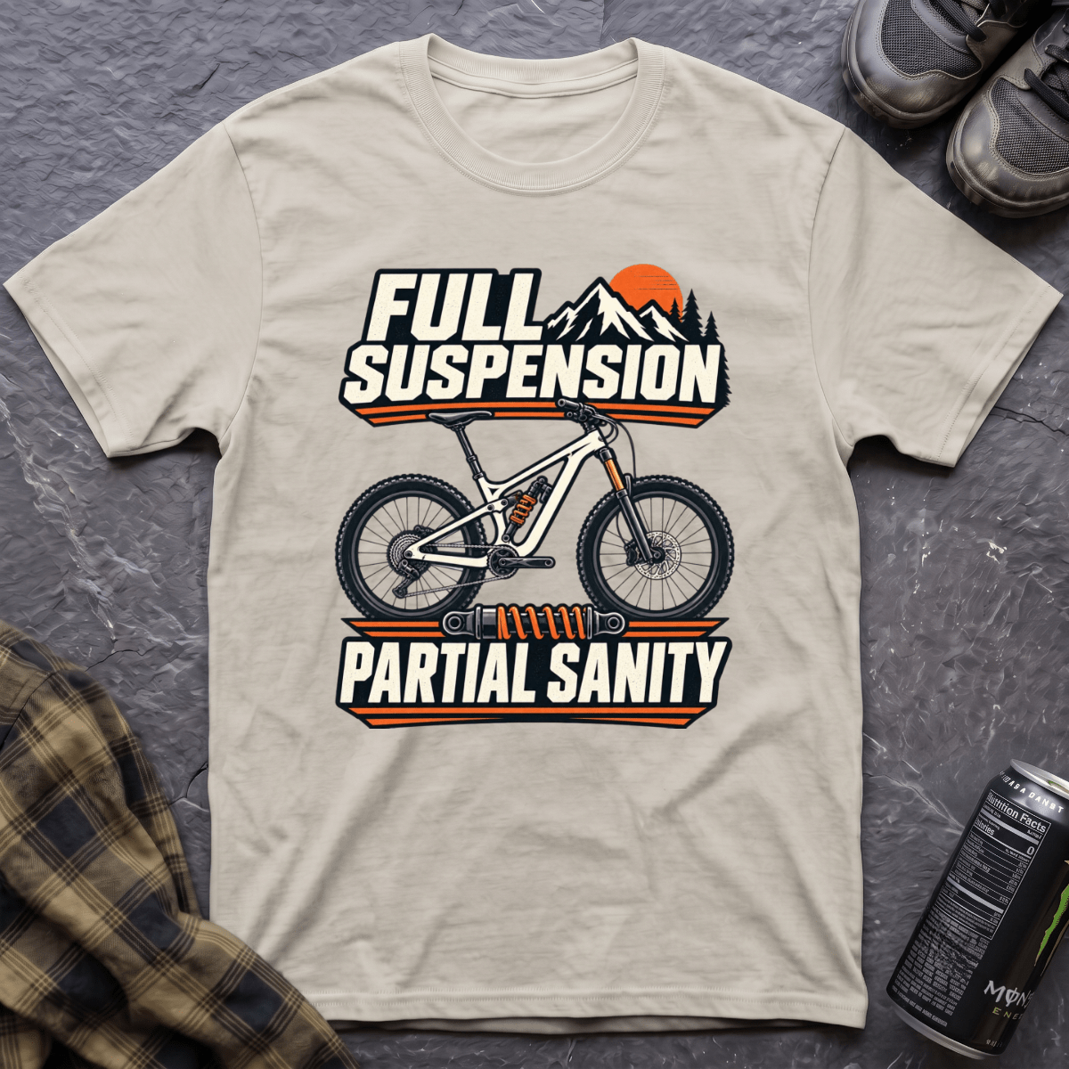 Full Suspension Partial Sanity T-Shirt - AspenCrestOutdoors