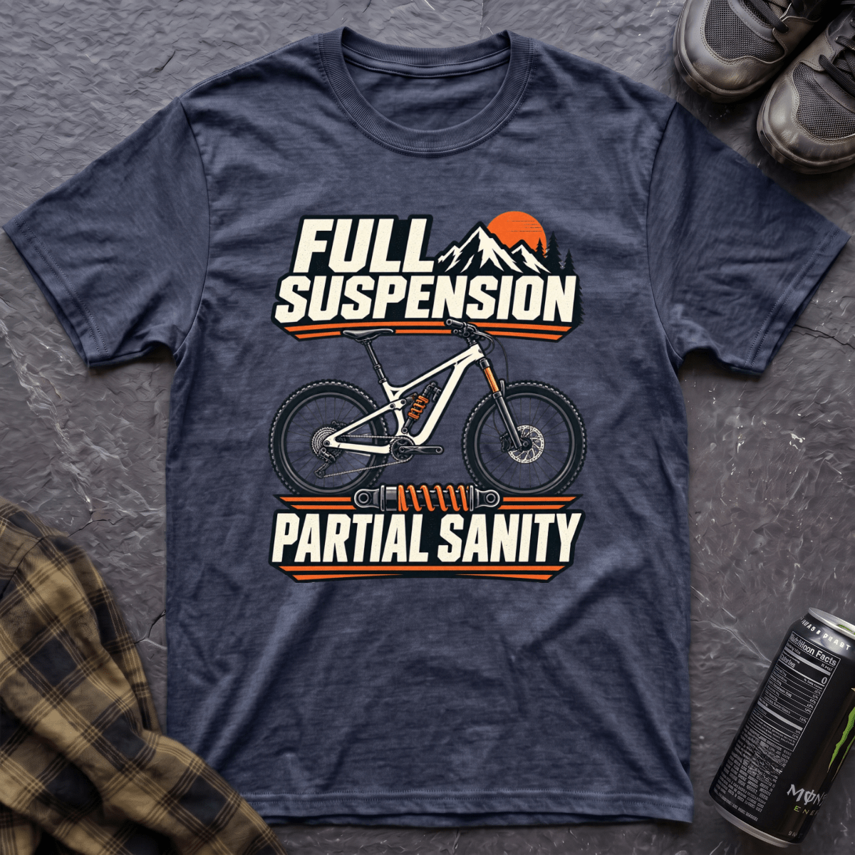 Full Suspension Partial Sanity T-Shirt - AspenCrestOutdoors
