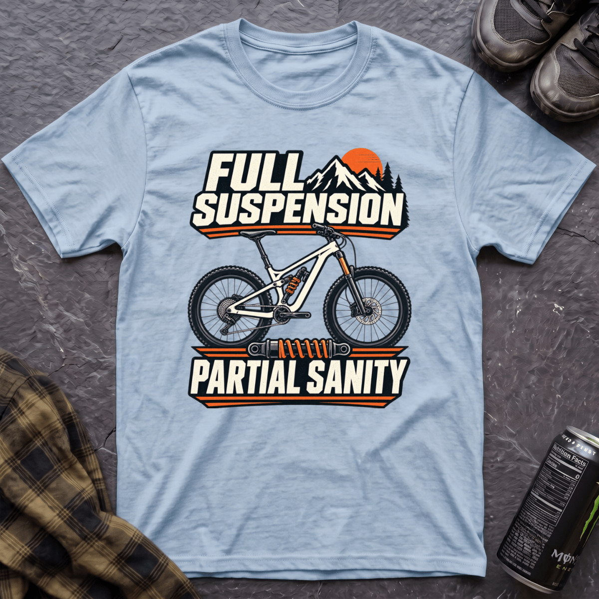 Full Suspension Partial Sanity T-Shirt - AspenCrestOutdoors