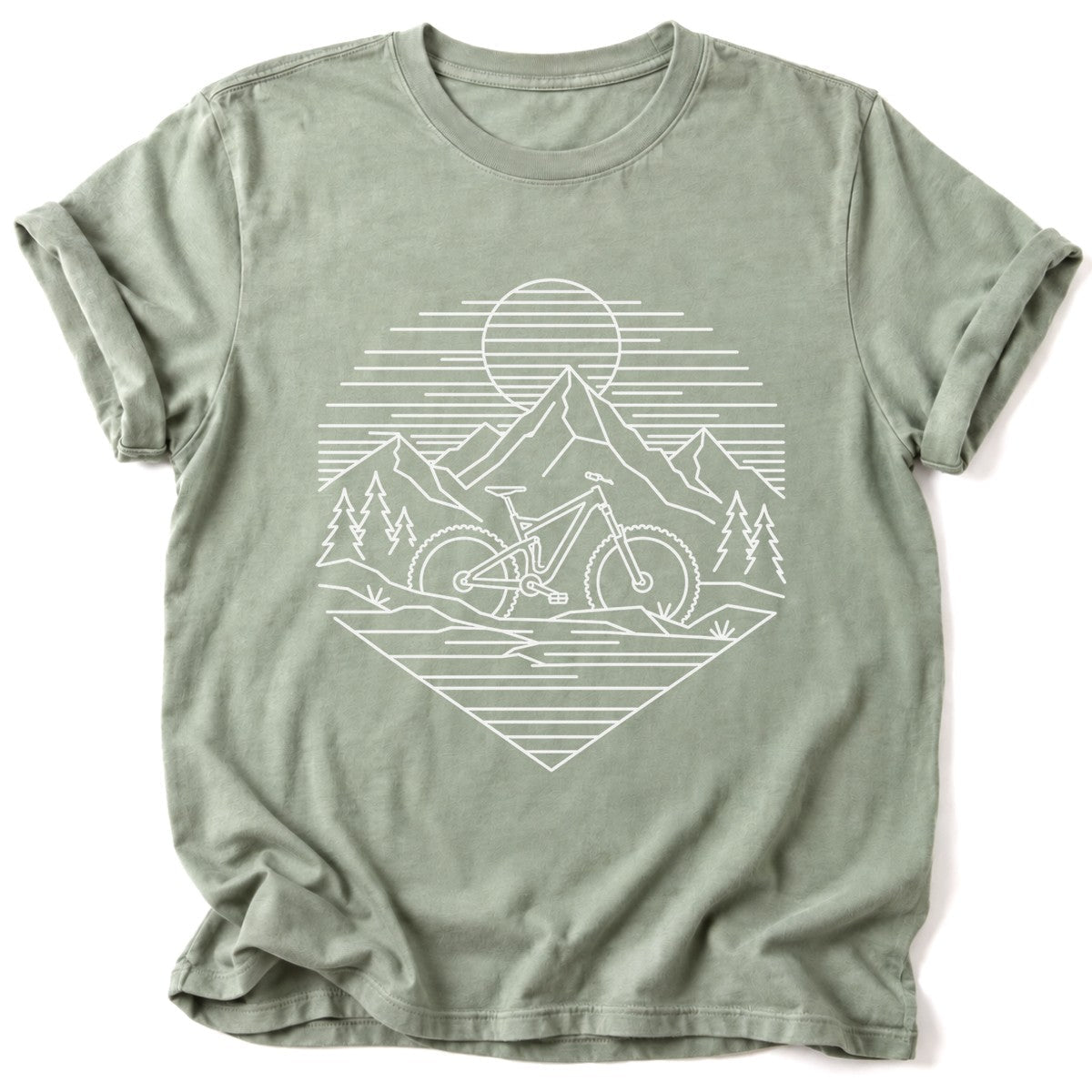 Geometric Bike T-Shirt - AspenCrestOutdoors