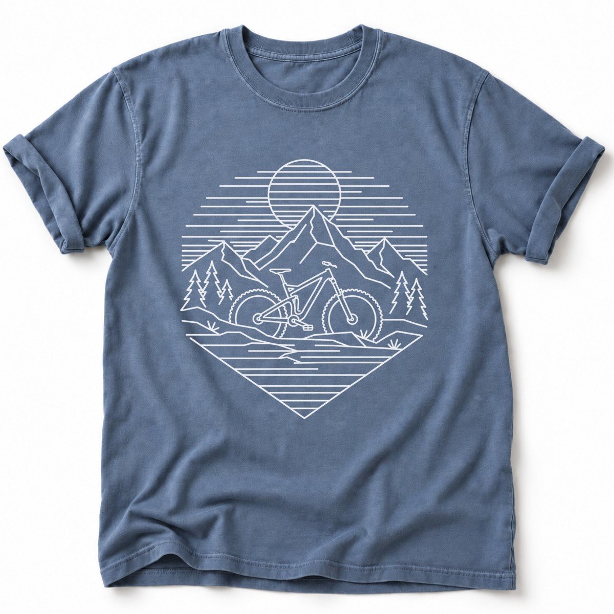 Geometric Bike T-Shirt - AspenCrestOutdoors