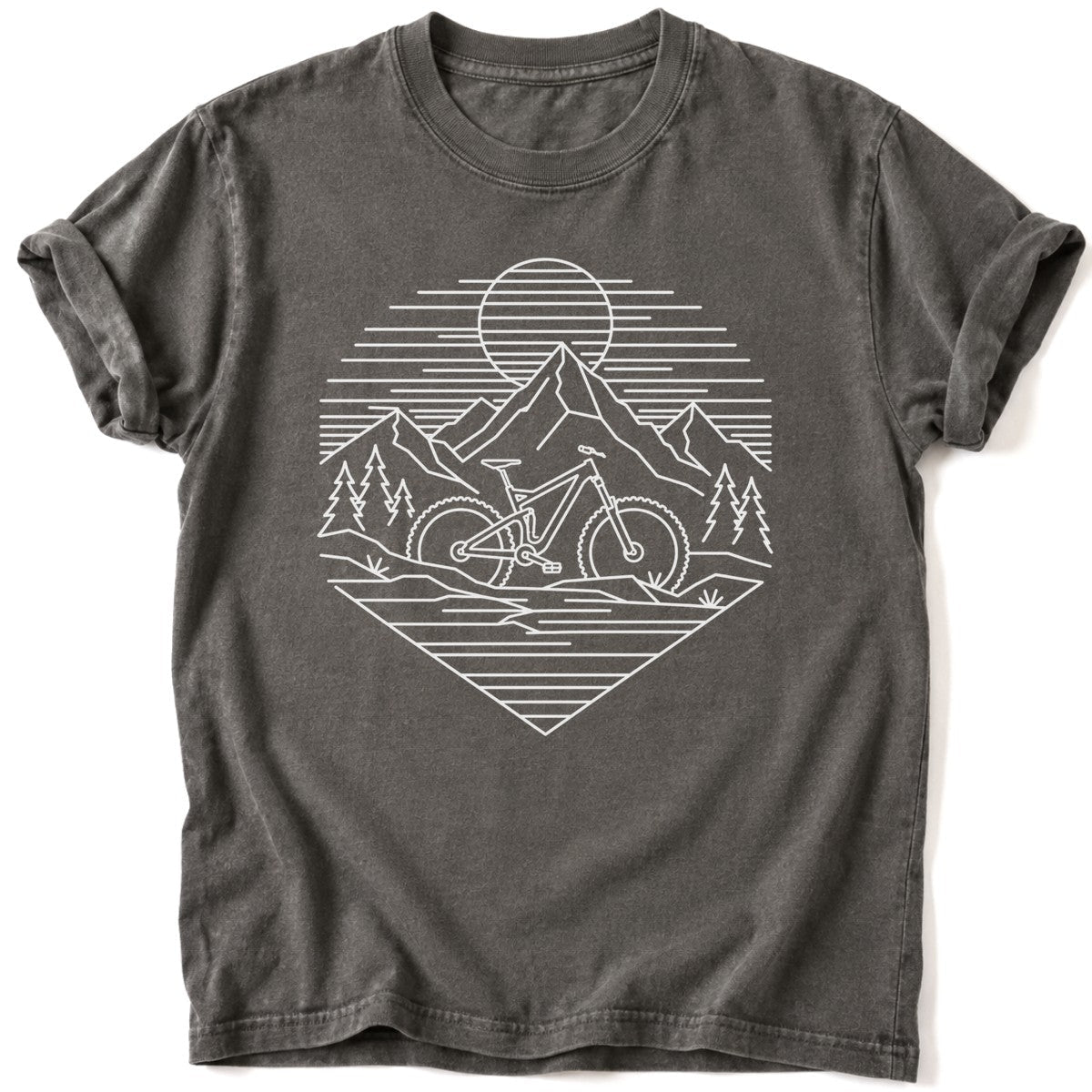 Geometric Bike T-Shirt - AspenCrestOutdoors