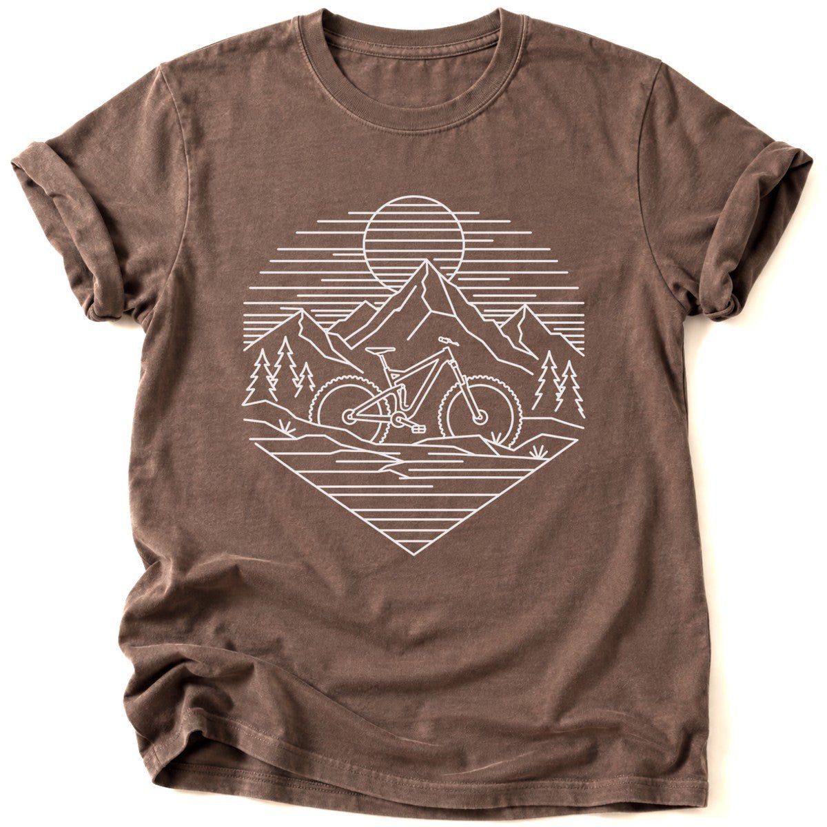 Geometric Bike T-Shirt - AspenCrestOutdoors