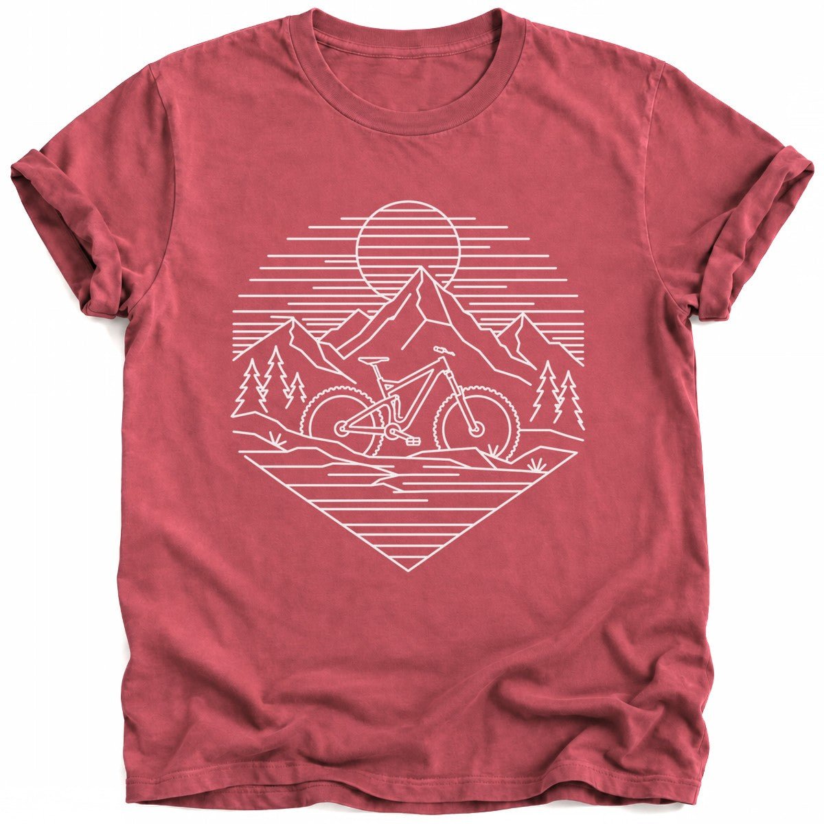 Geometric Bike T-Shirt - AspenCrestOutdoors