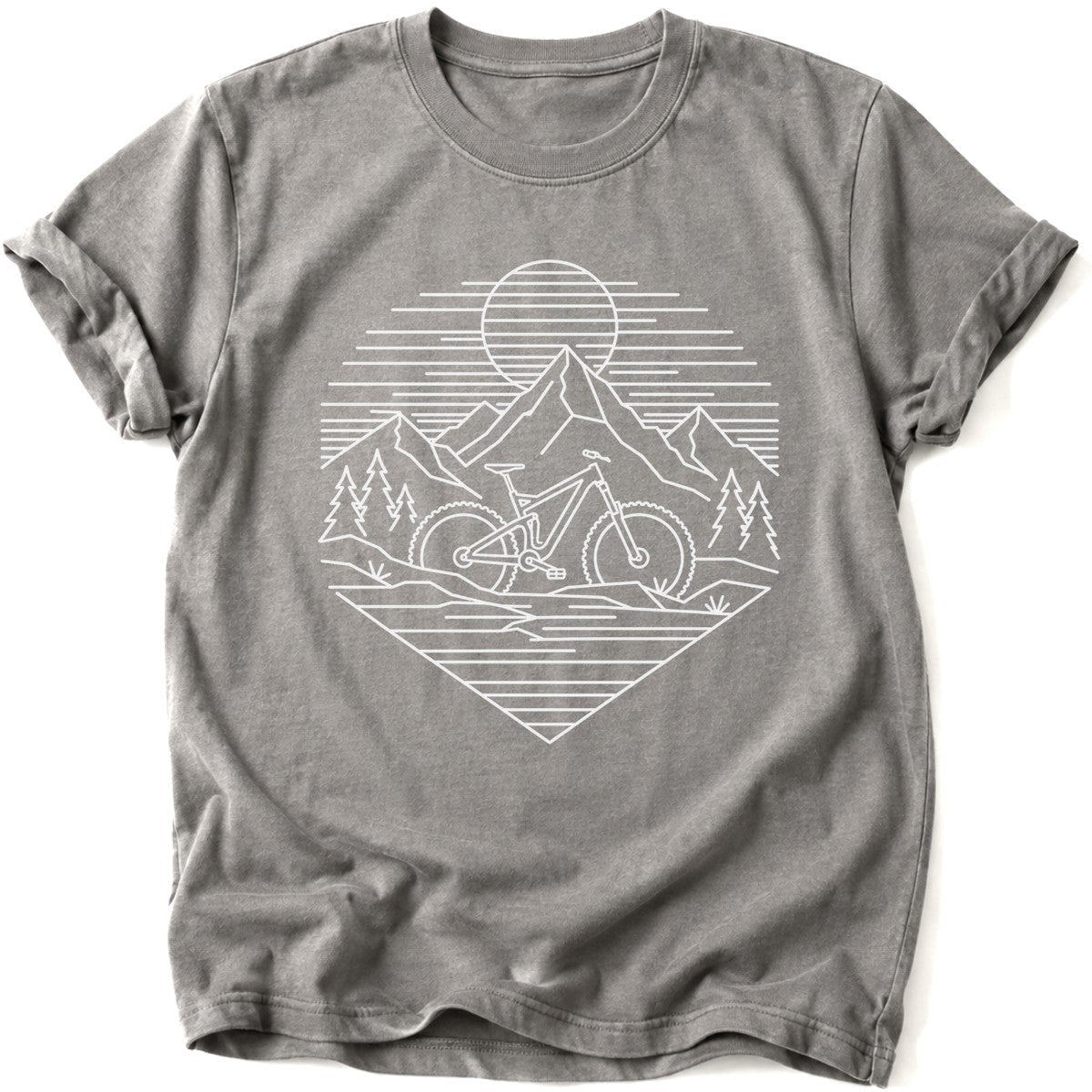 Geometric Bike T-Shirt - AspenCrestOutdoors