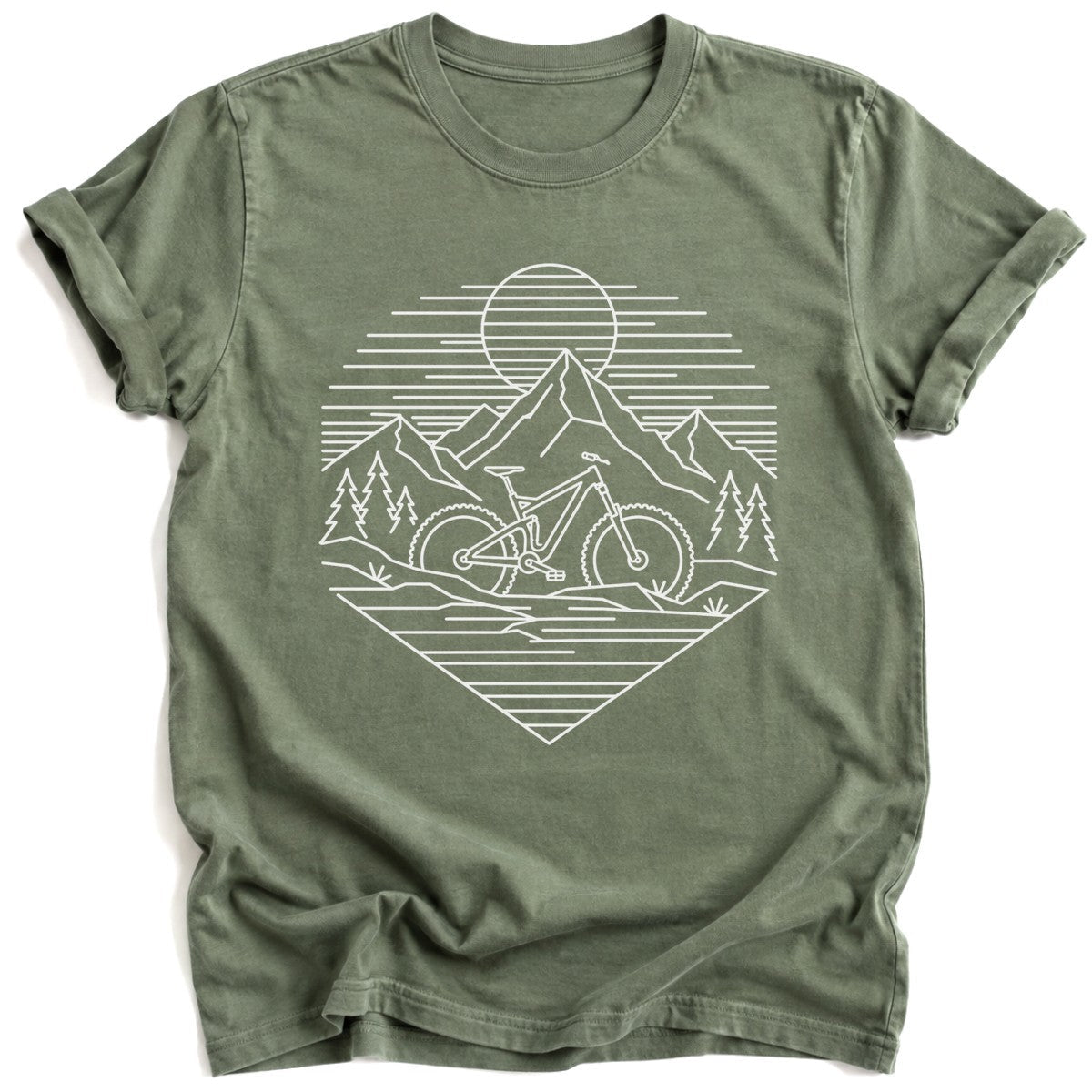 Geometric Bike T-Shirt - AspenCrestOutdoors