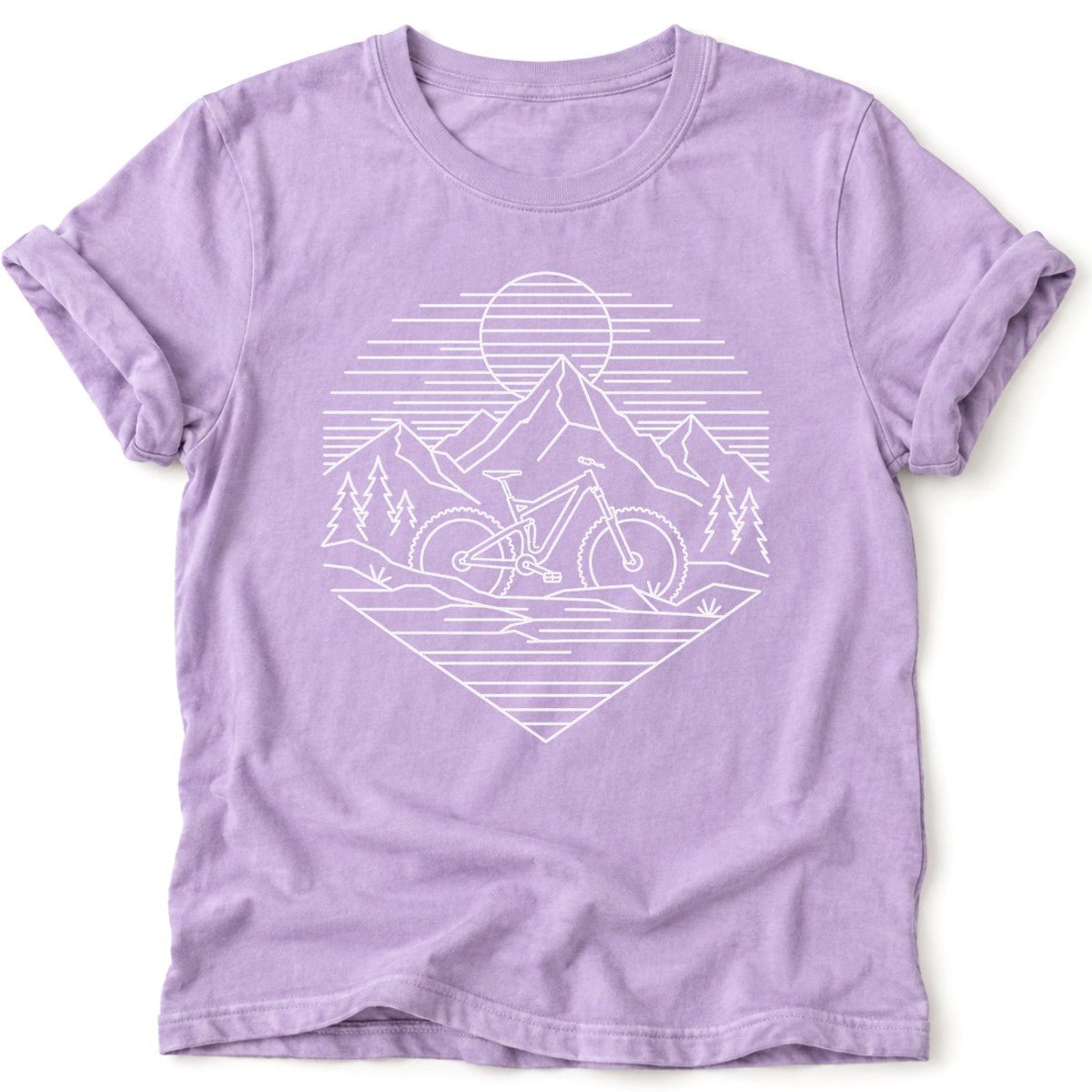 Geometric Bike T-Shirt - AspenCrestOutdoors
