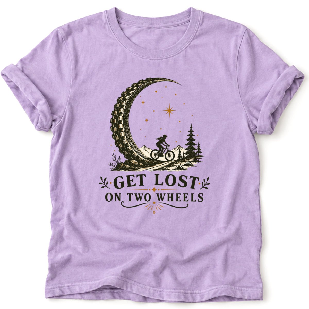 Get Lost on Two Wheels T-Shirt - AspenCrestOutdoors