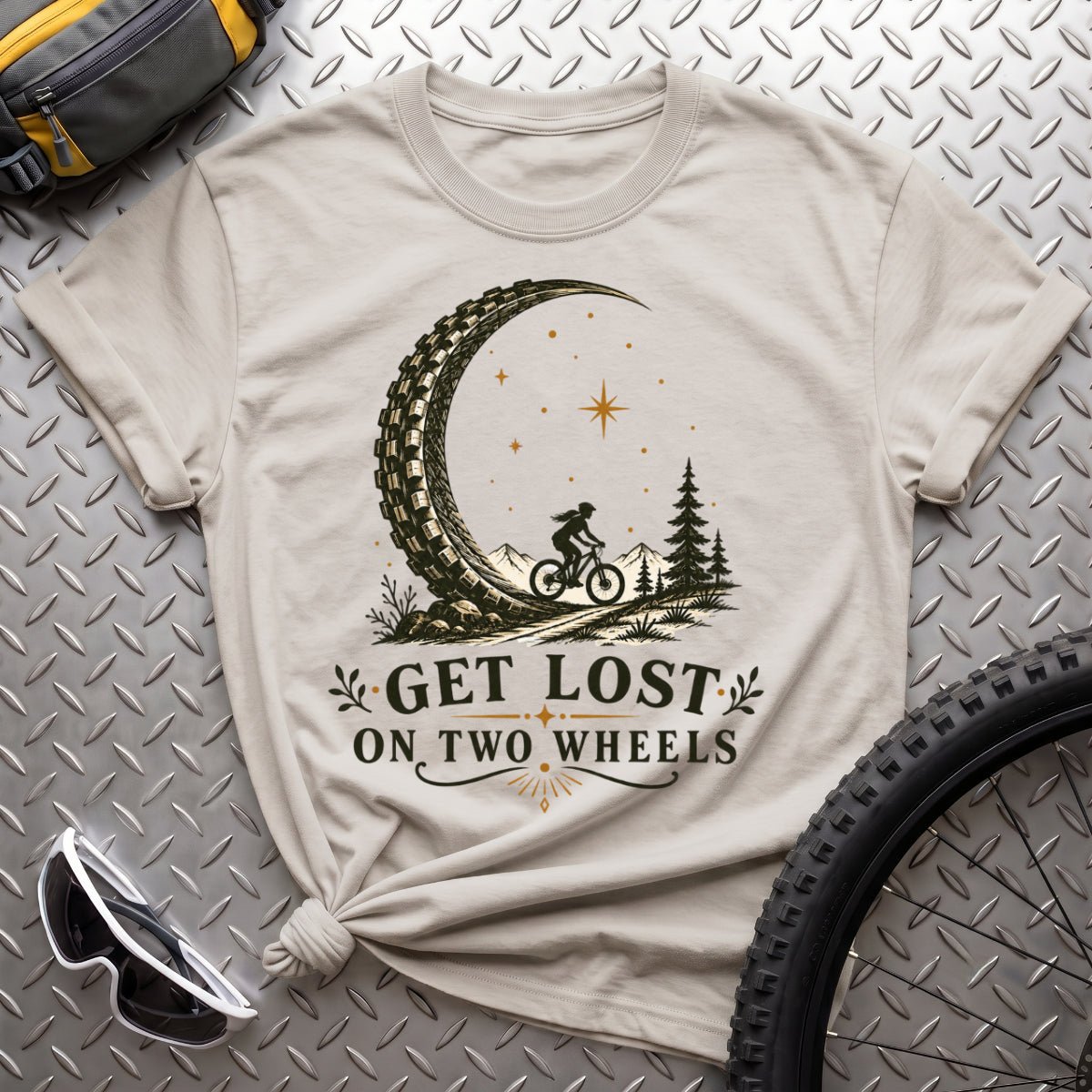 Get Lost on Two Wheels T-Shirt - AspenCrestOutdoors