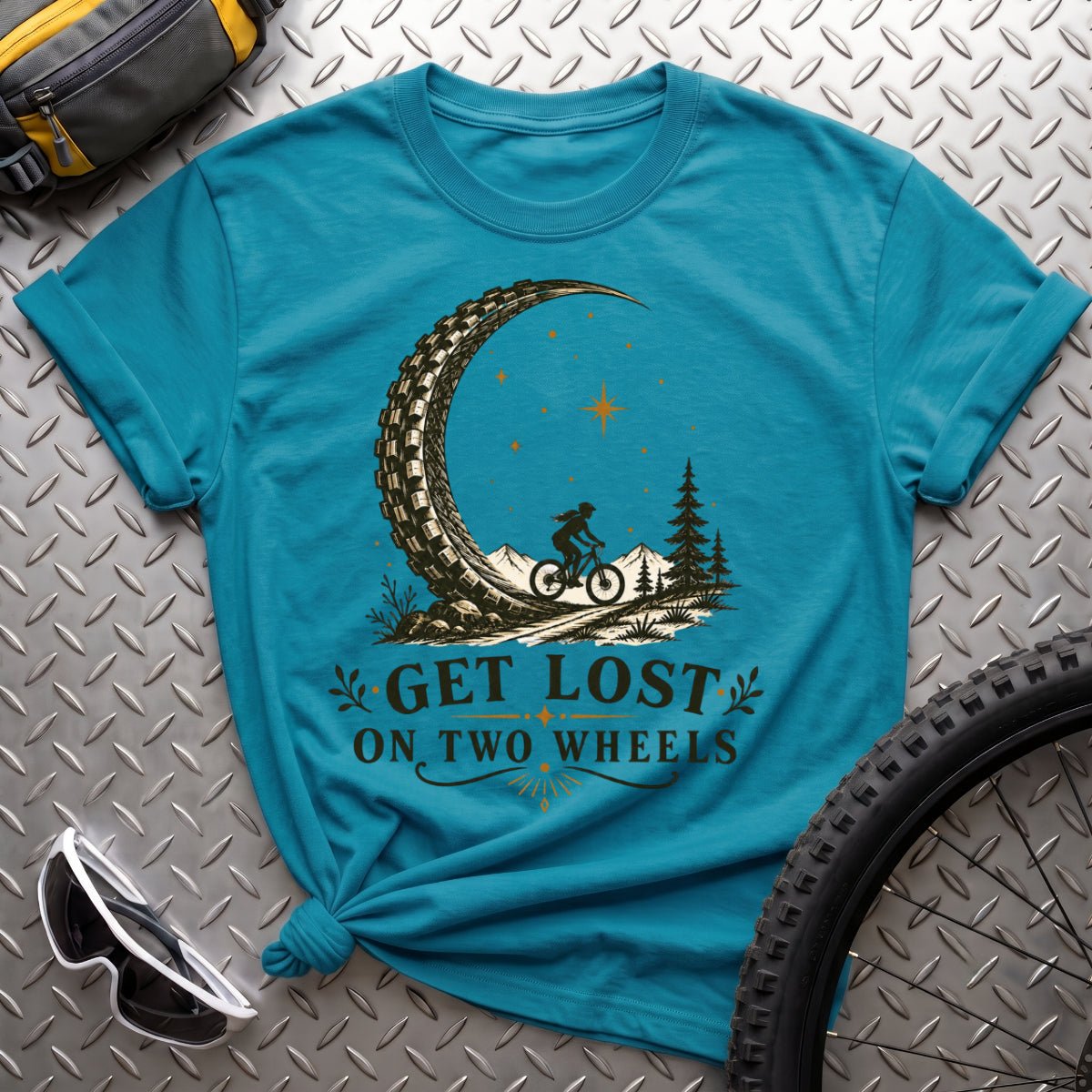 Get Lost on Two Wheels T-Shirt - AspenCrestOutdoors