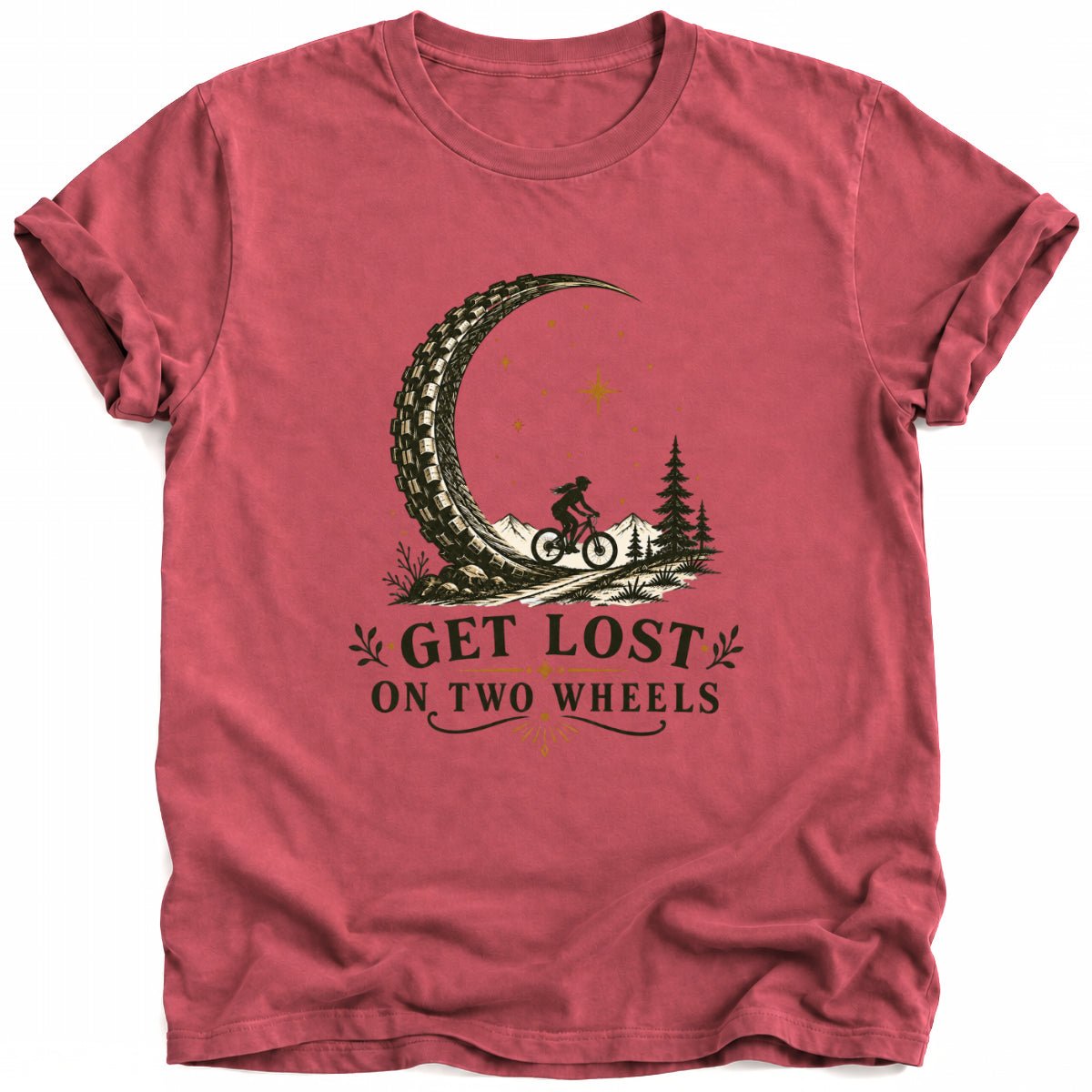 Get Lost on Two Wheels T-Shirt - AspenCrestOutdoors