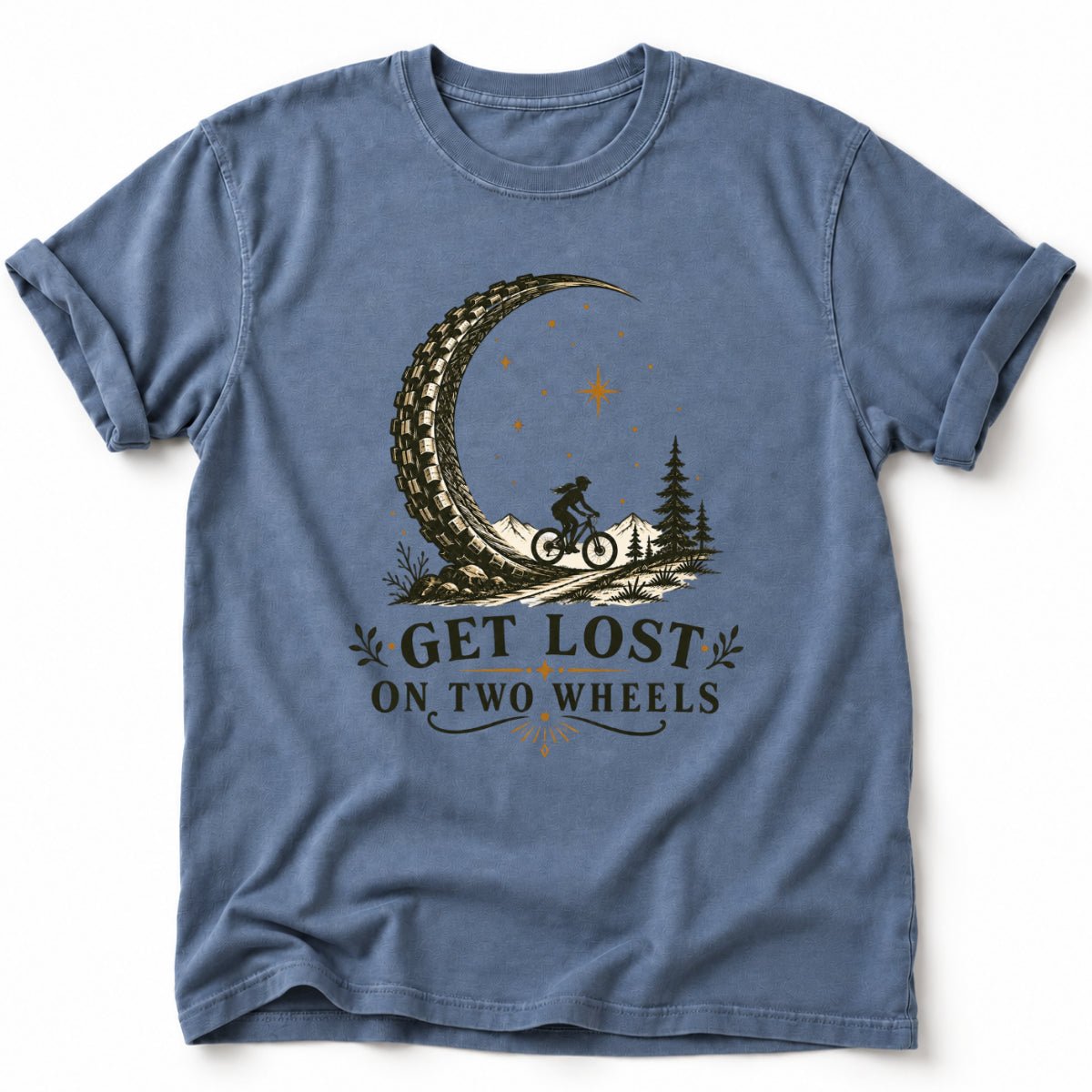 Get Lost on Two Wheels T-Shirt - AspenCrestOutdoors