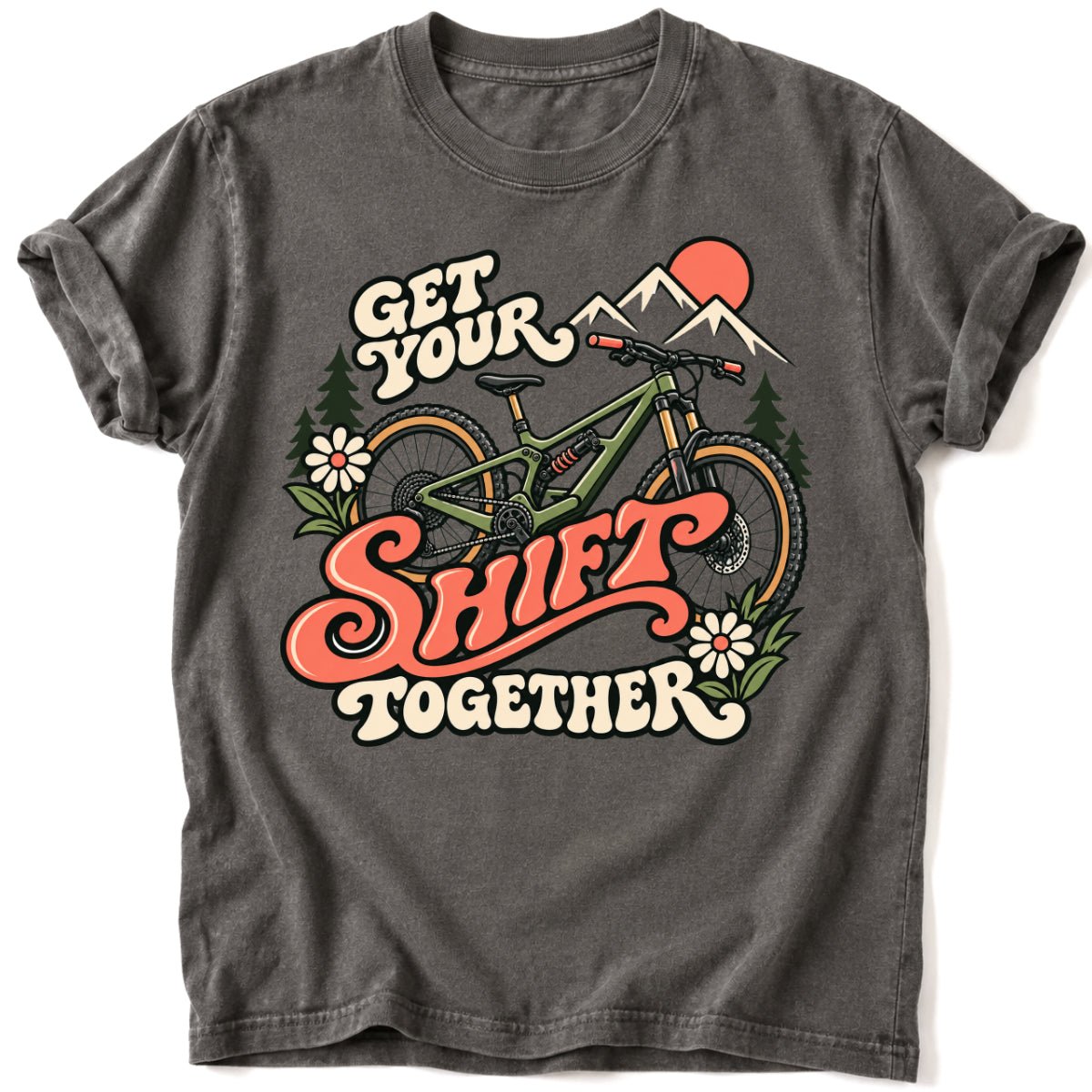 Get Your Shift Together Retro T-Shirt - AspenCrestOutdoors