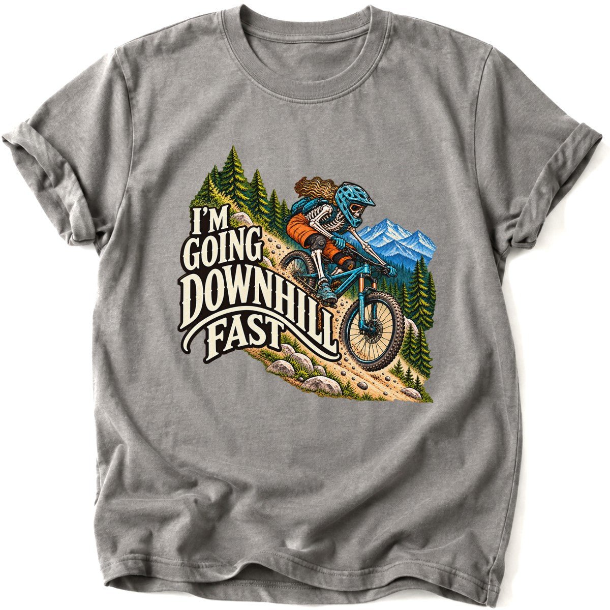 Going Downhill Fast T-Shirt - AspenCrestOutdoors
