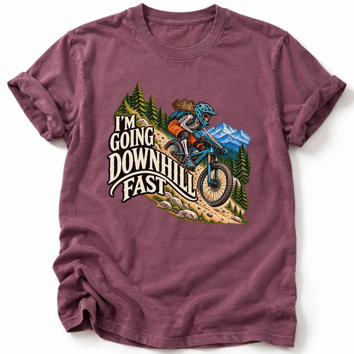 Going Downhill Fast T-Shirt - AspenCrestOutdoors