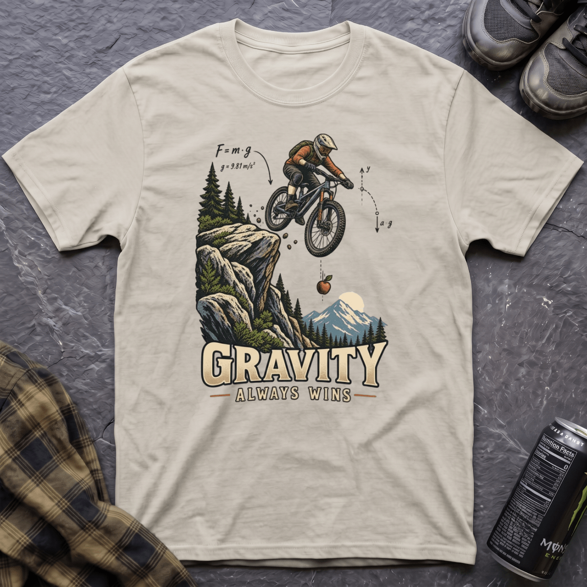 Gravity Always Wins T-Shirt - AspenCrestOutdoors