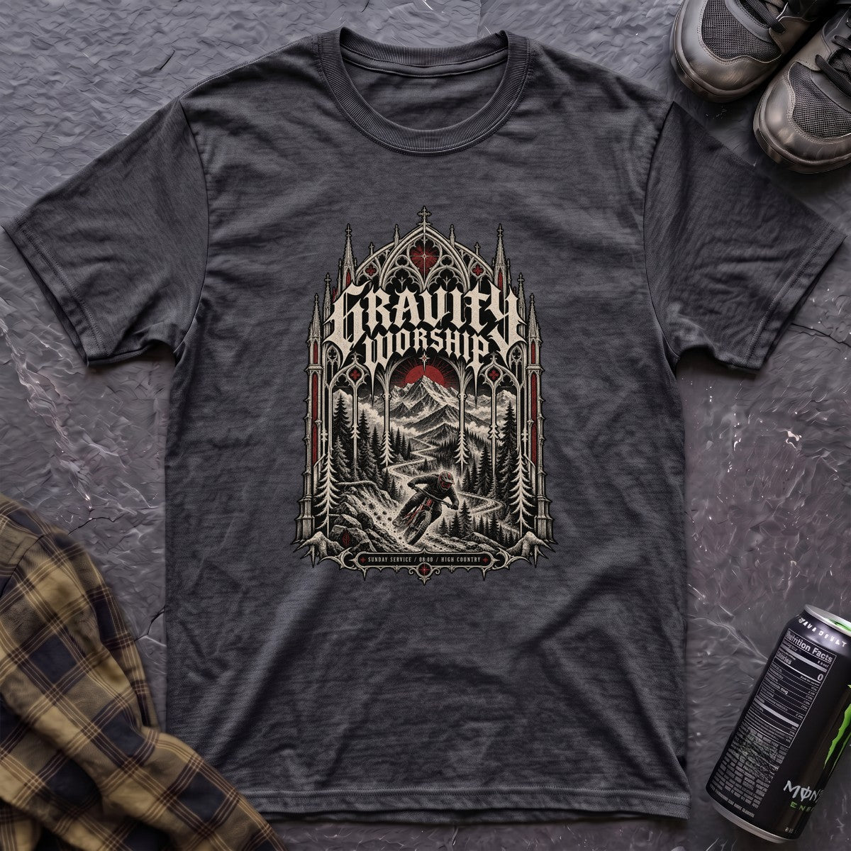 Gravity Worship T-Shirt - AspenCrestOutdoors