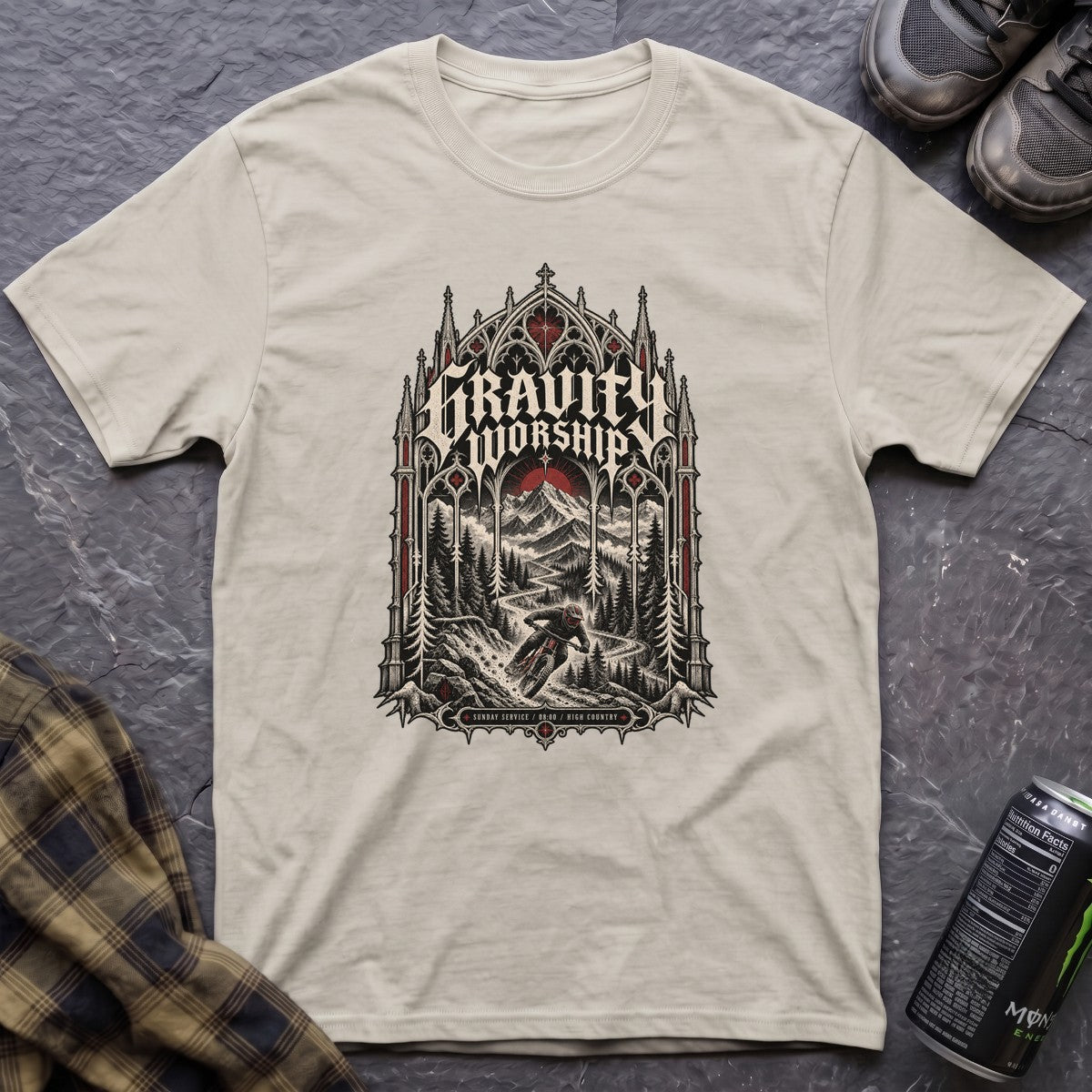 Gravity Worship T-Shirt - AspenCrestOutdoors