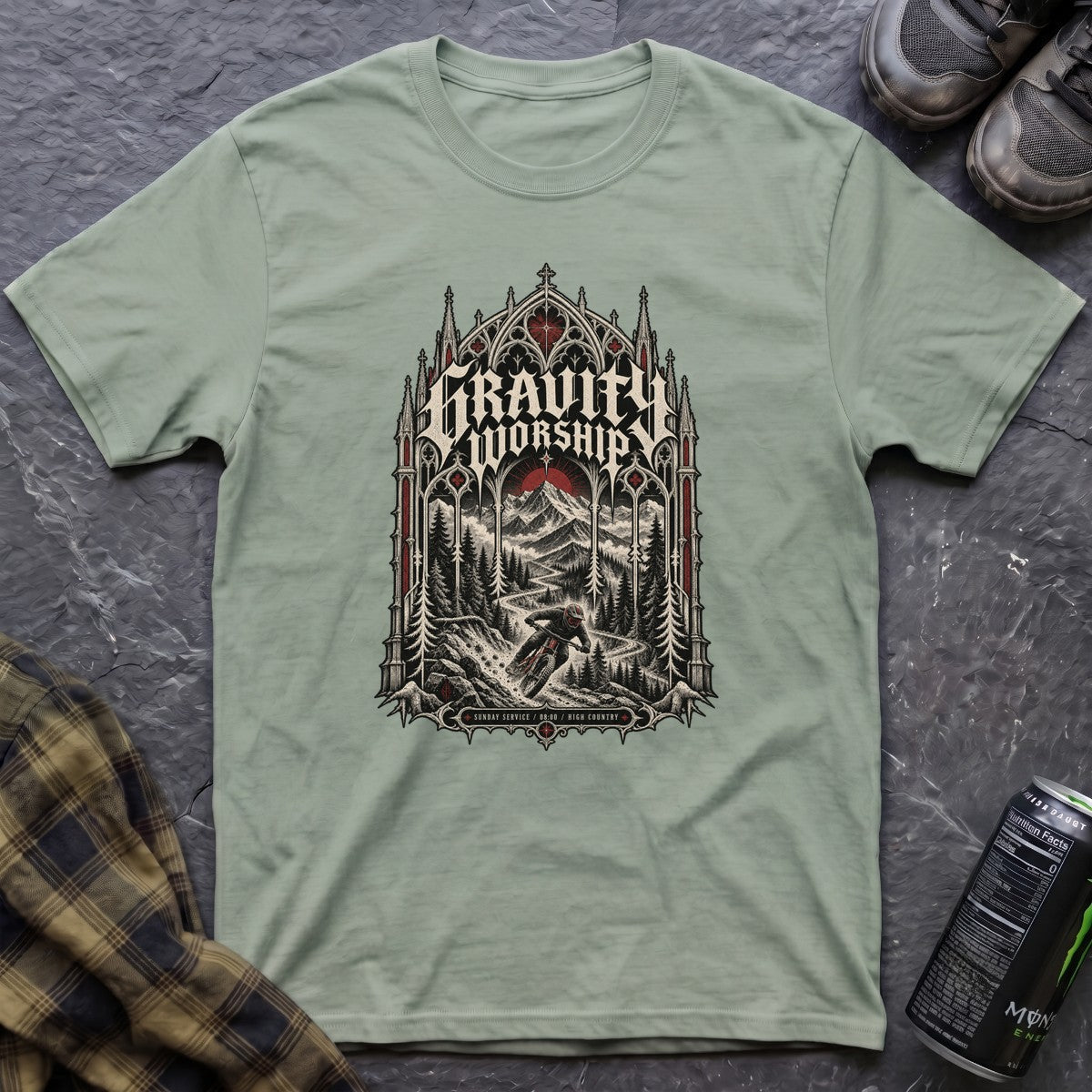 Gravity Worship T-Shirt - AspenCrestOutdoors