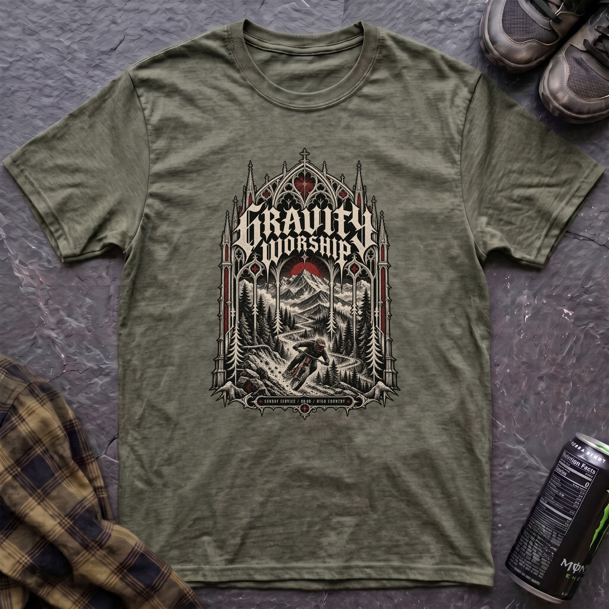 Gravity Worship T-Shirt - AspenCrestOutdoors