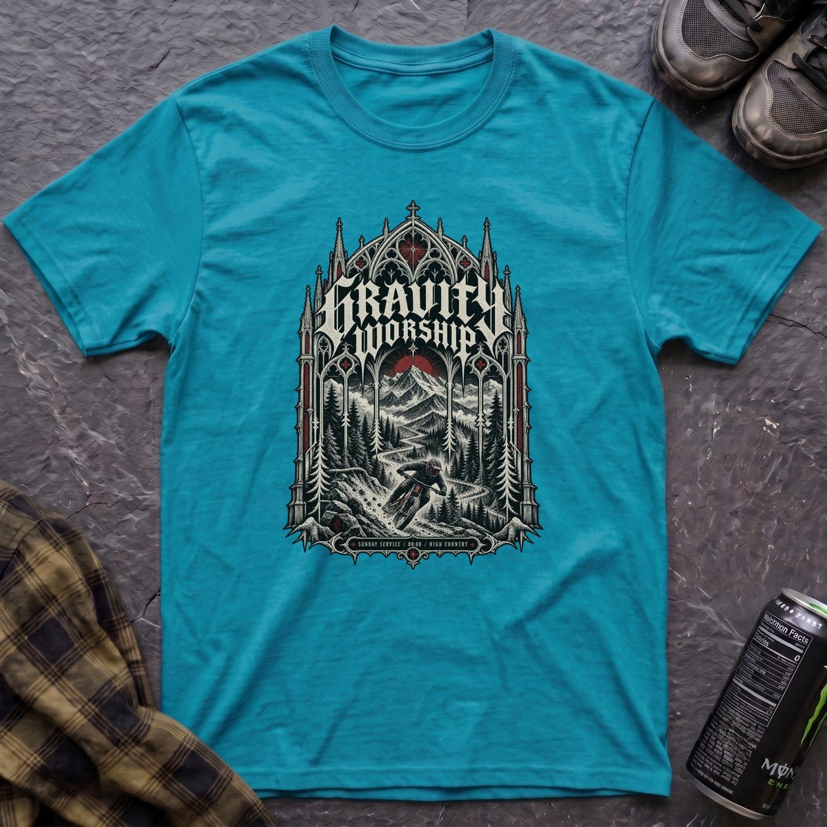 Gravity Worship T-Shirt - AspenCrestOutdoors