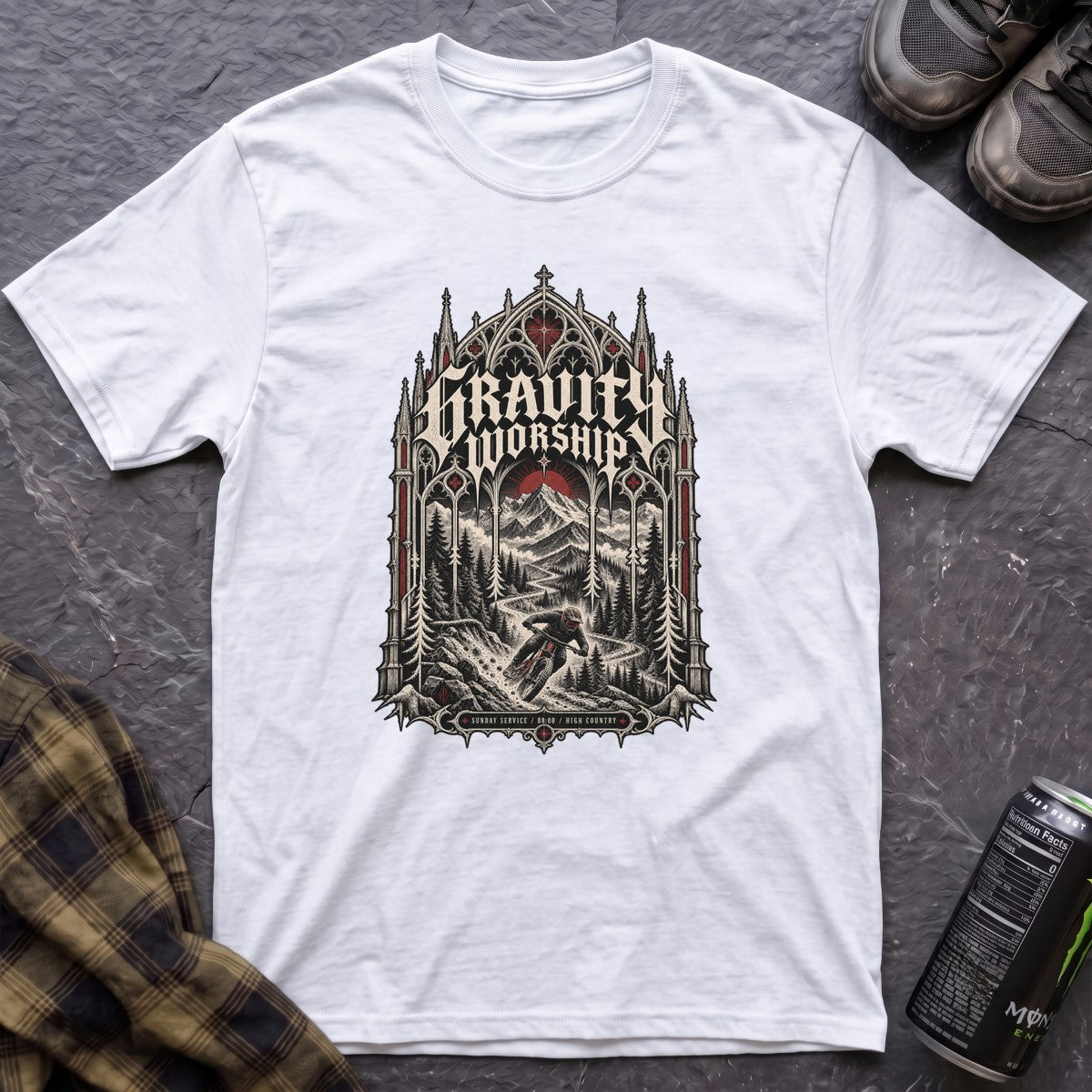 Gravity Worship T-Shirt - AspenCrestOutdoors
