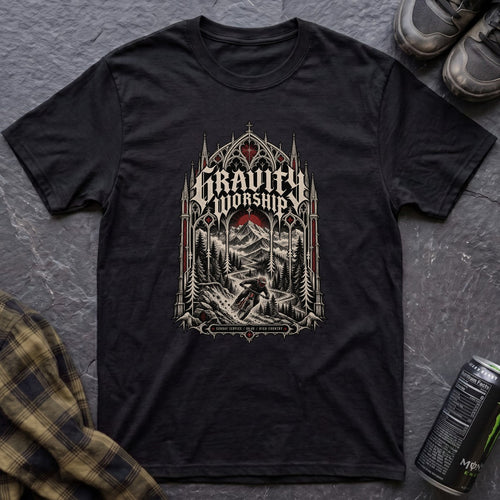 Gravity Worship T-Shirt - AspenCrestOutdoors
