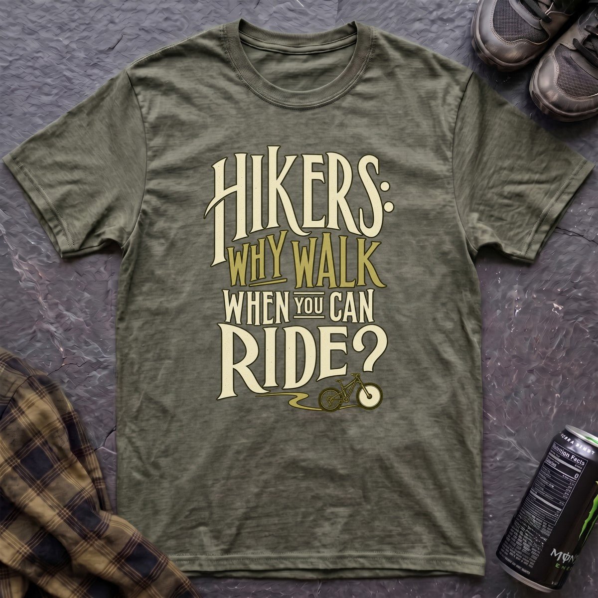Hikers Why Walk T-Shirt - AspenCrestOutdoors