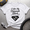 I Like My Diamonds Black T-Shirt - AspenCrestOutdoors