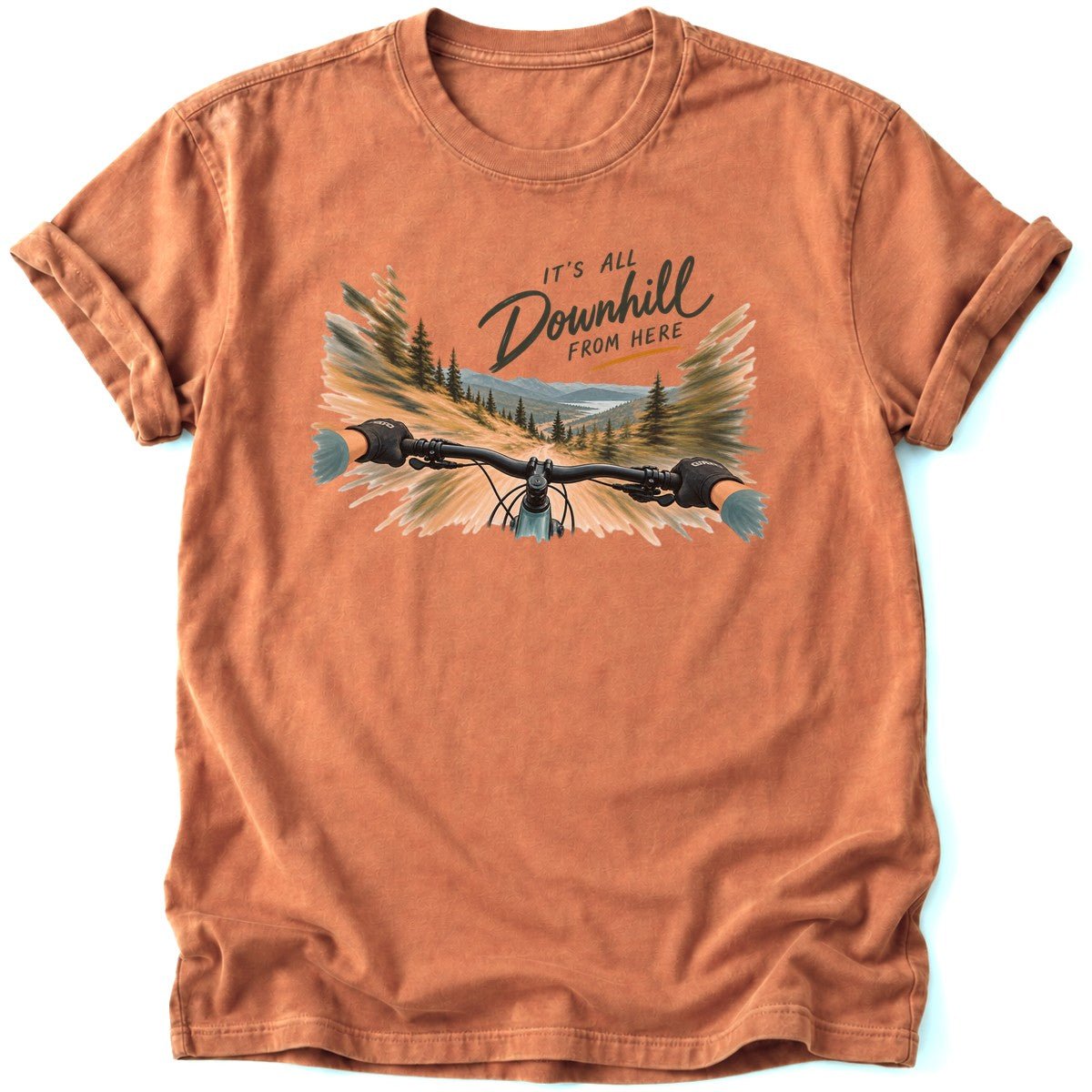 It's All Downhill T-Shirt - AspenCrestOutdoors
