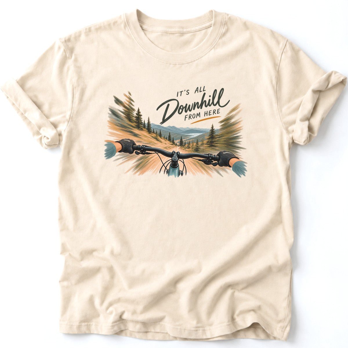 It's All Downhill T-Shirt - AspenCrestOutdoors