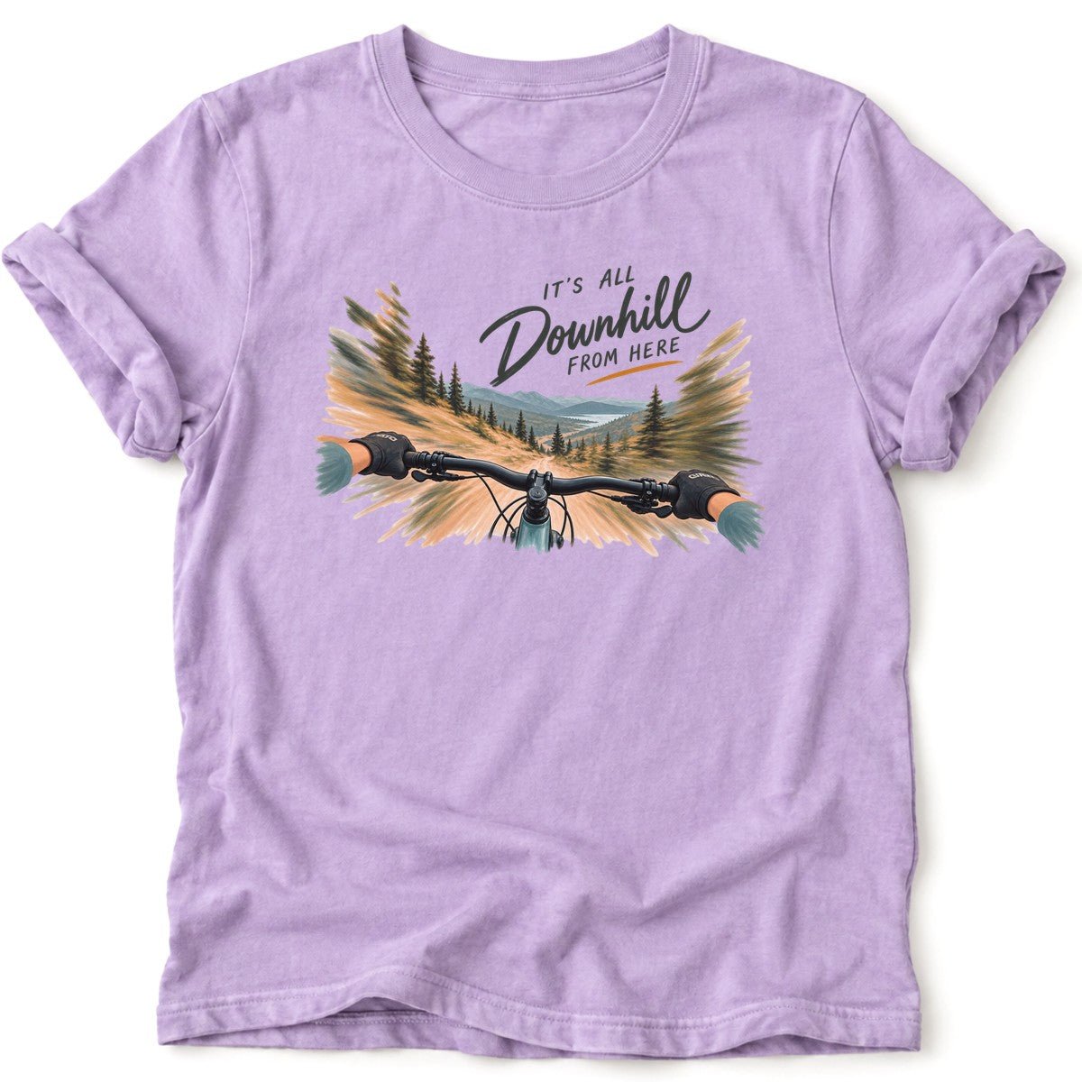 It's All Downhill T-Shirt - AspenCrestOutdoors