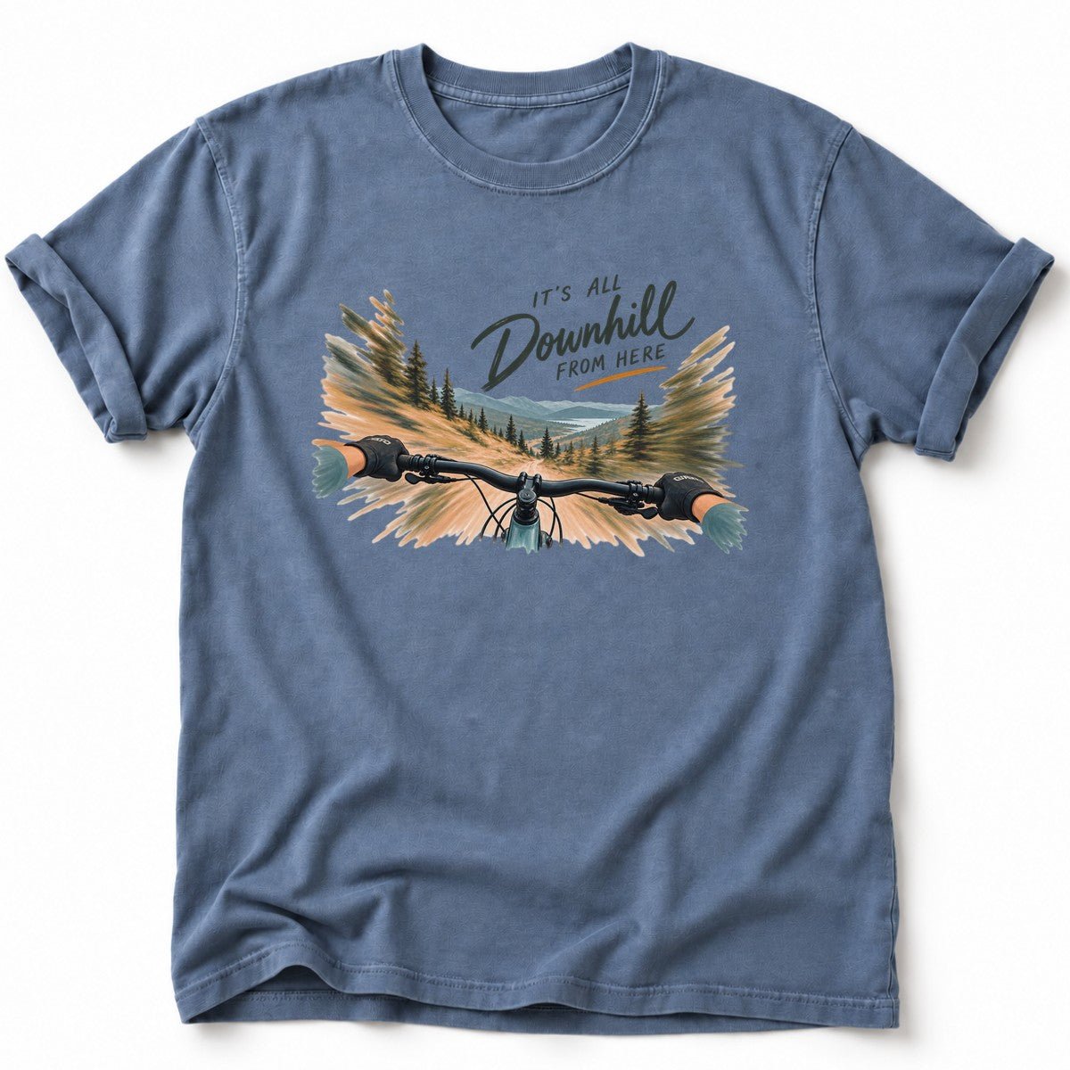 It's All Downhill T-Shirt - AspenCrestOutdoors