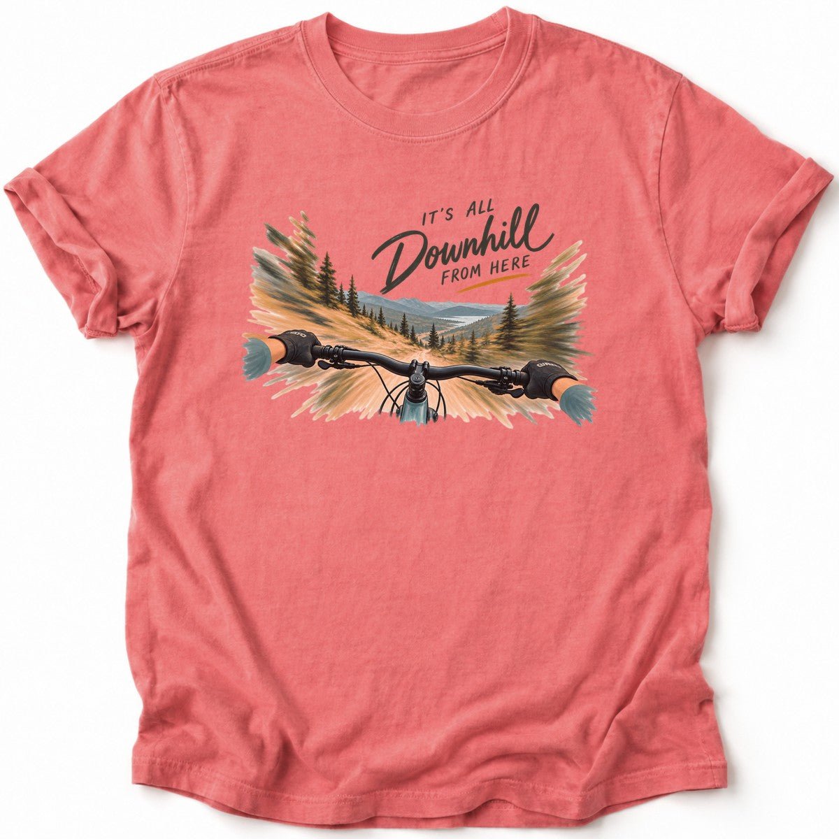 It's All Downhill T-Shirt - AspenCrestOutdoors