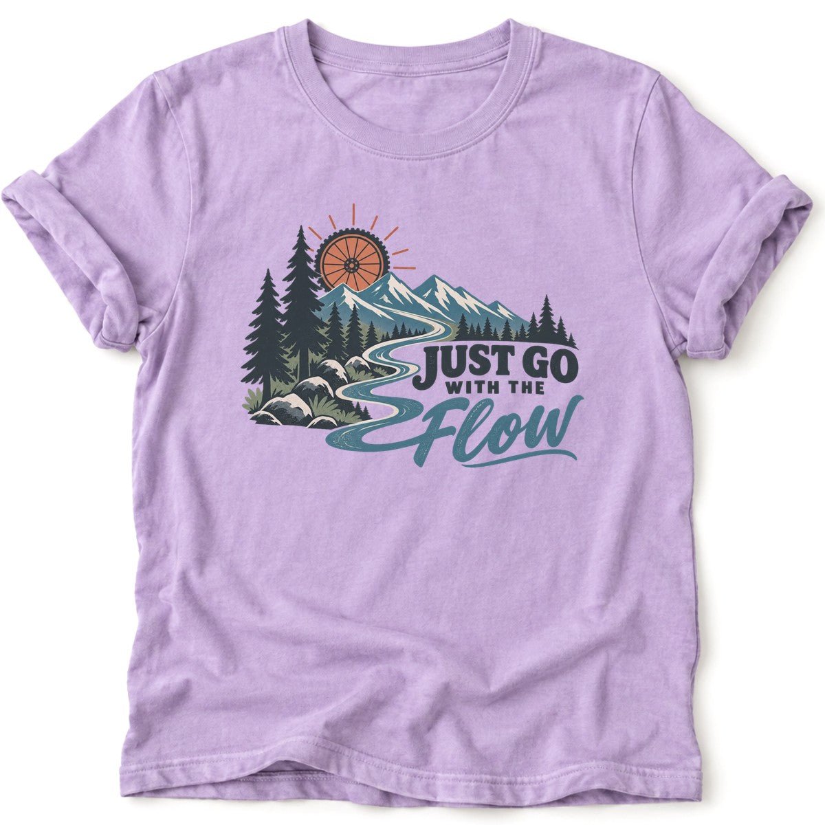 Just Go With The Flow T-Shirt - AspenCrestOutdoors
