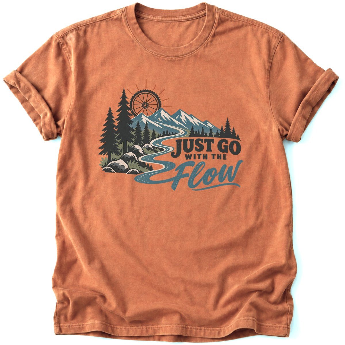 Just Go With The Flow T-Shirt - AspenCrestOutdoors