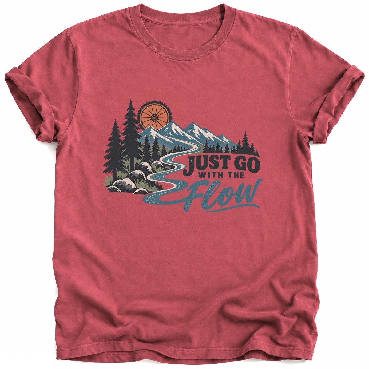 Just Go With The Flow T-Shirt - AspenCrestOutdoors