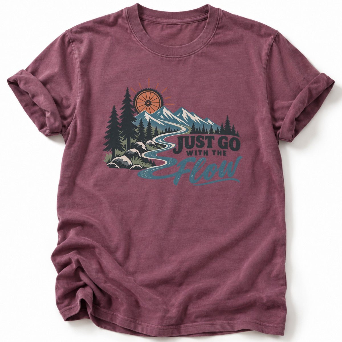 Just Go With The Flow T-Shirt - AspenCrestOutdoors