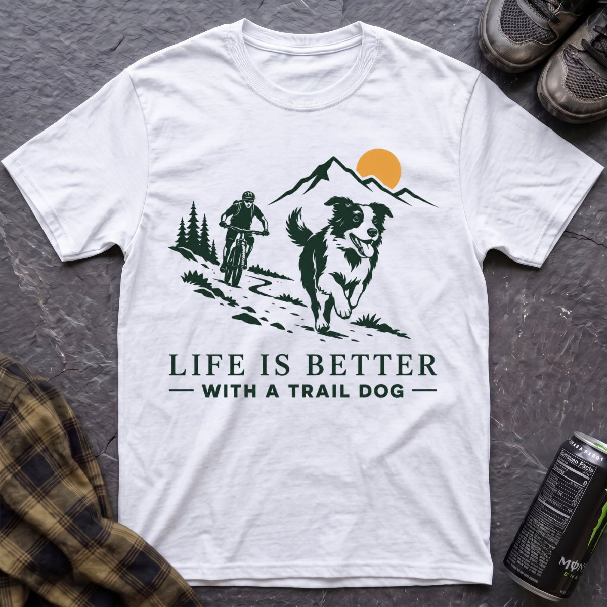 Life is Better With a Trail Dog T-Shirt - AspenCrestOutdoors
