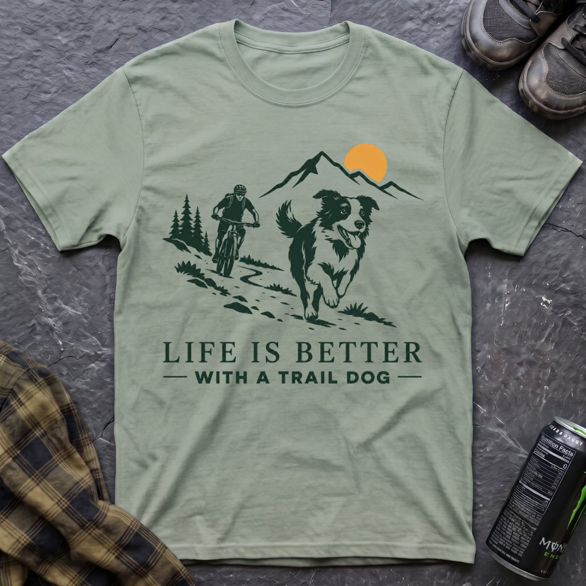 Life is Better With a Trail Dog T-Shirt - AspenCrestOutdoors
