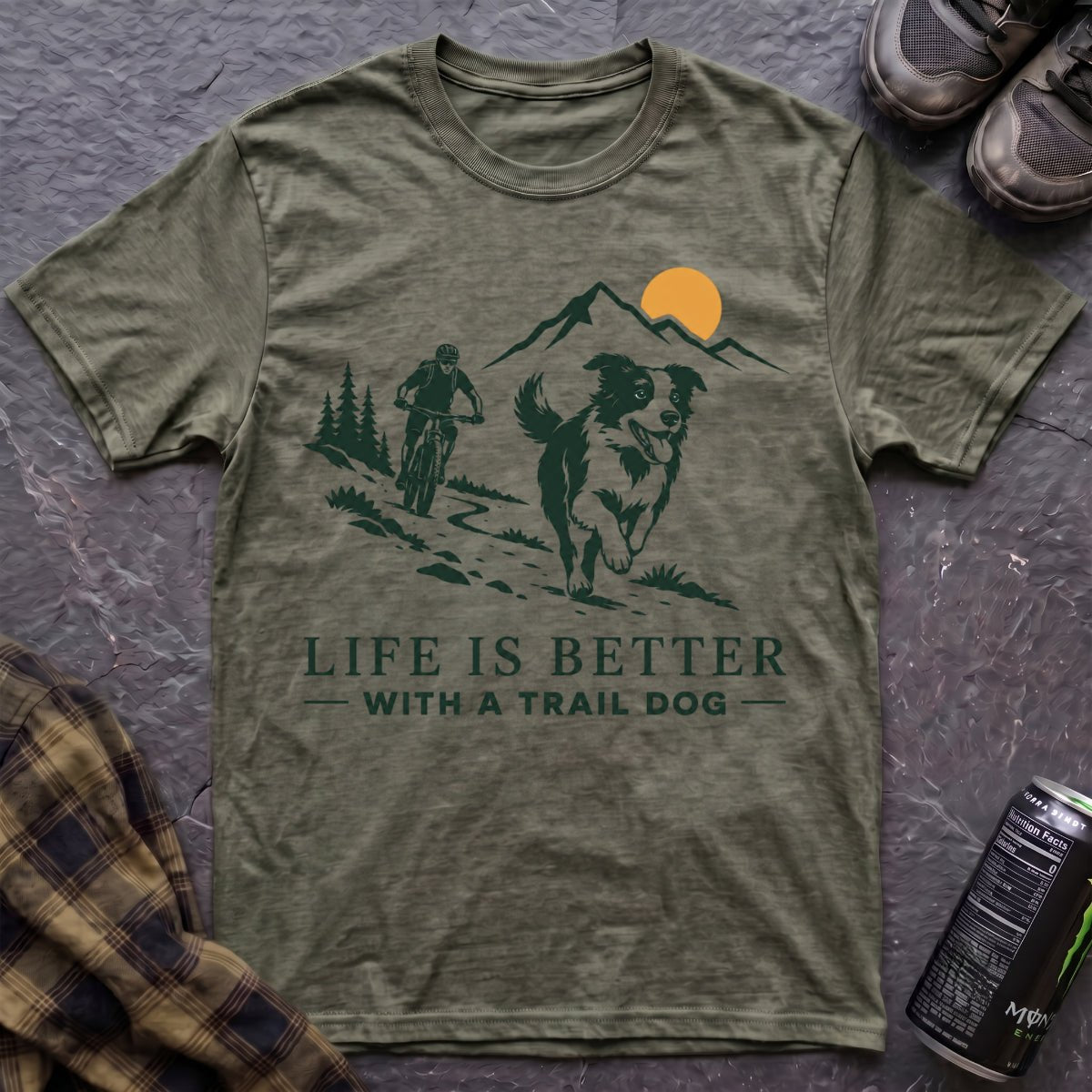 Life is Better With a Trail Dog T-Shirt - AspenCrestOutdoors