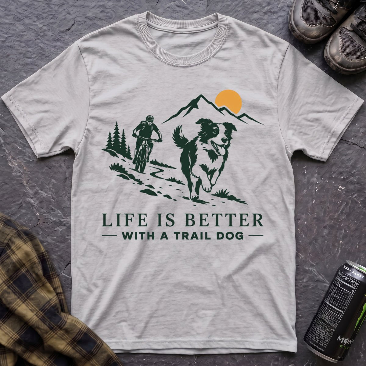 Life is Better With a Trail Dog T-Shirt - AspenCrestOutdoors