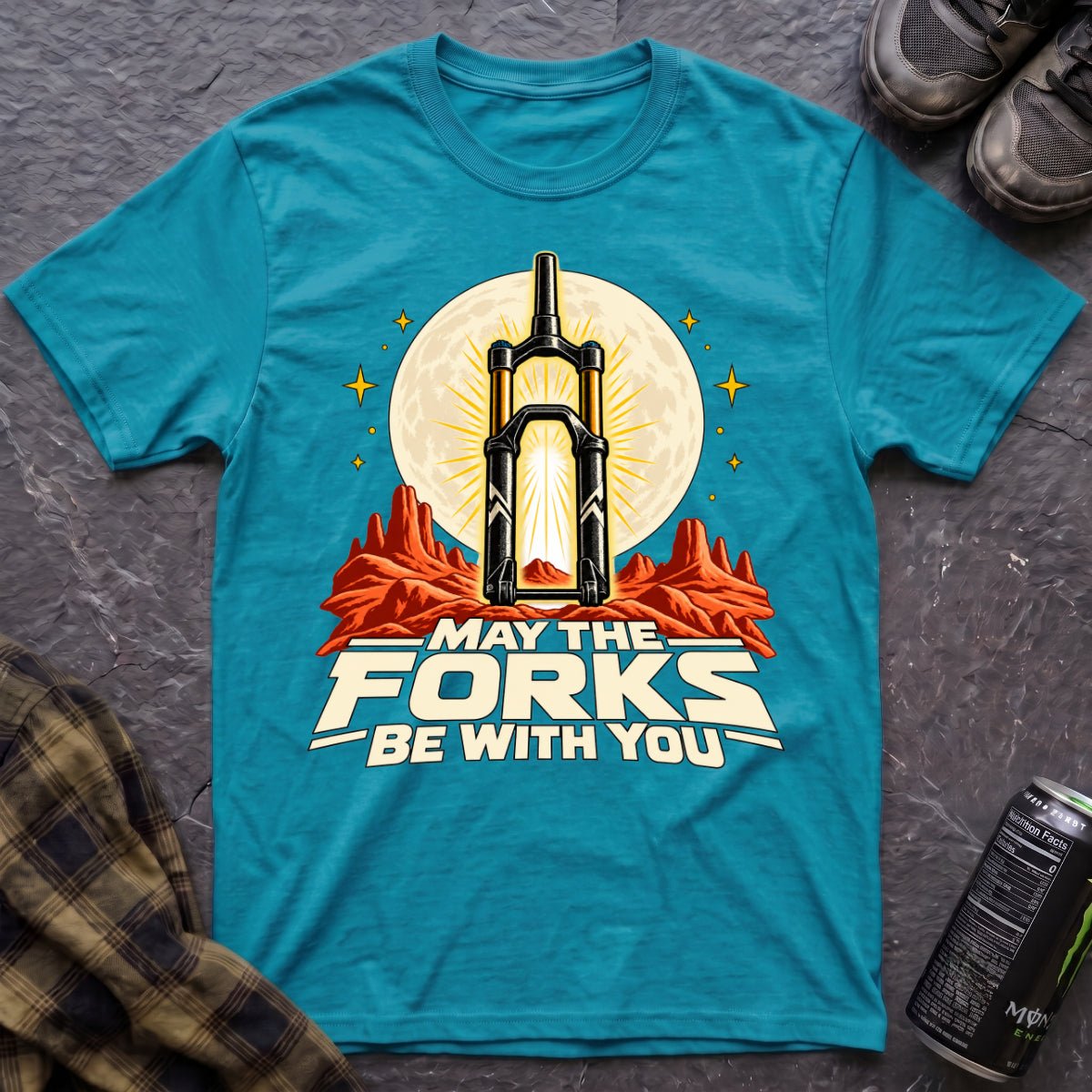 May The Forks Be With You T-Shirt - AspenCrestOutdoors